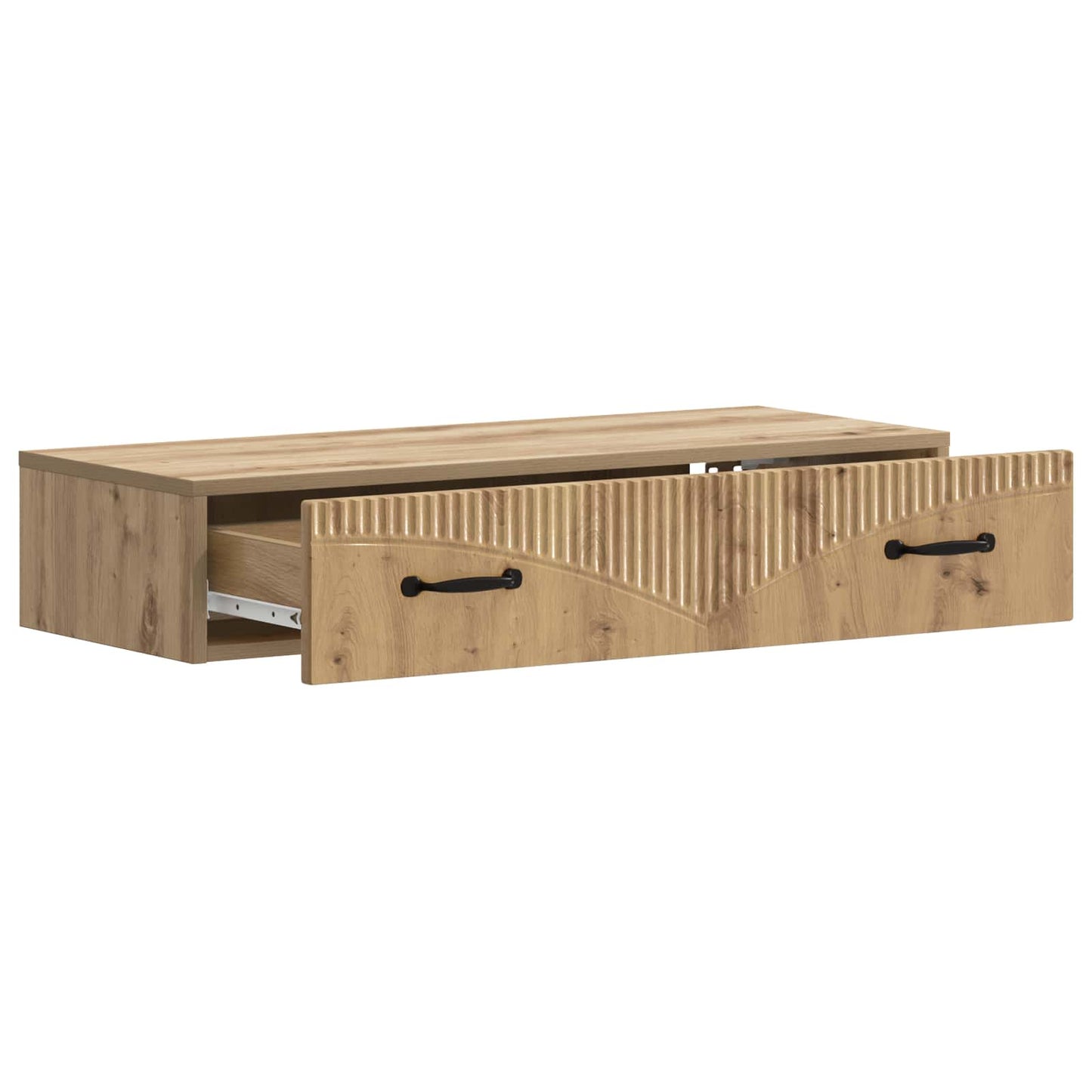 Wall-Mounted Side Table Artisan Oak 87.5 x 34.5 x 17 cm
