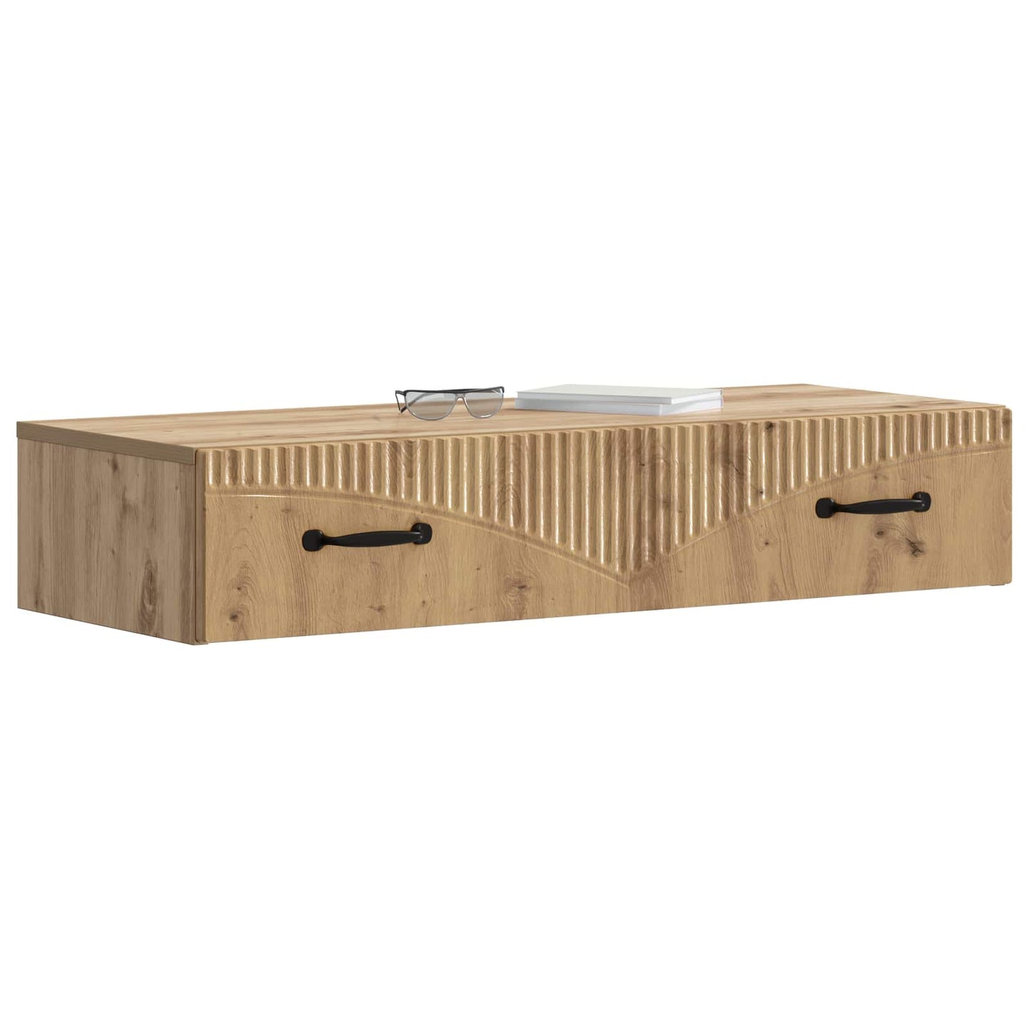 Wall-Mounted Side Table Artisan Oak 87.5 x 34.5 x 17 cm