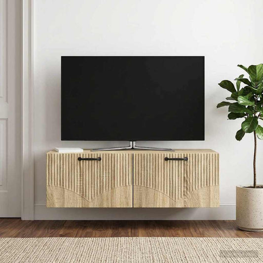 Wall-Mounted TV Cabinet Sonoma Oak 98 x 41 x 30 cm