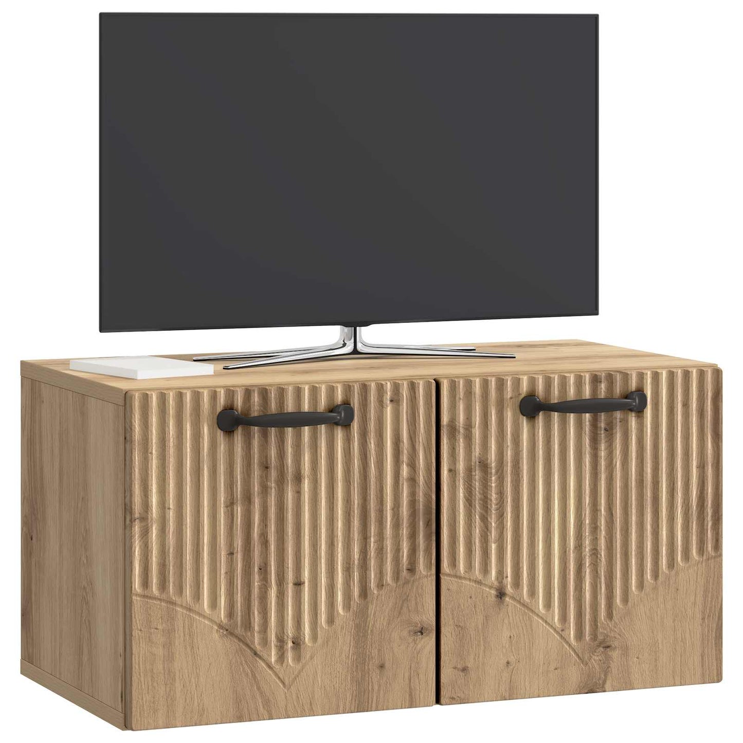 Wall-Mounted TV Cabinet 59.5 x 31 x 30 cm Artisan Oak