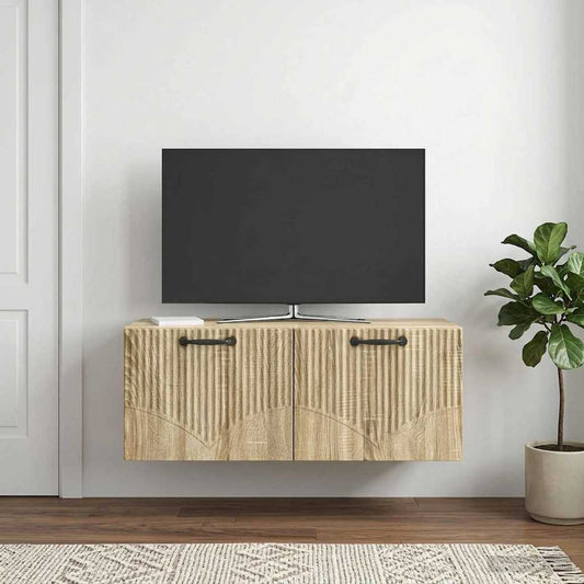 Wall-Mounted TV Cabinet Sonoma Oak 78.5 x 31 x 30 cm