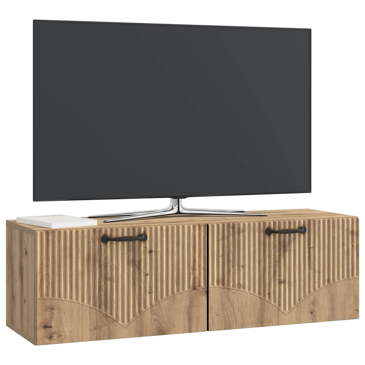 Wall-Mounted TV Cabinet 98 x 31 x 30 cm Artisan Oak