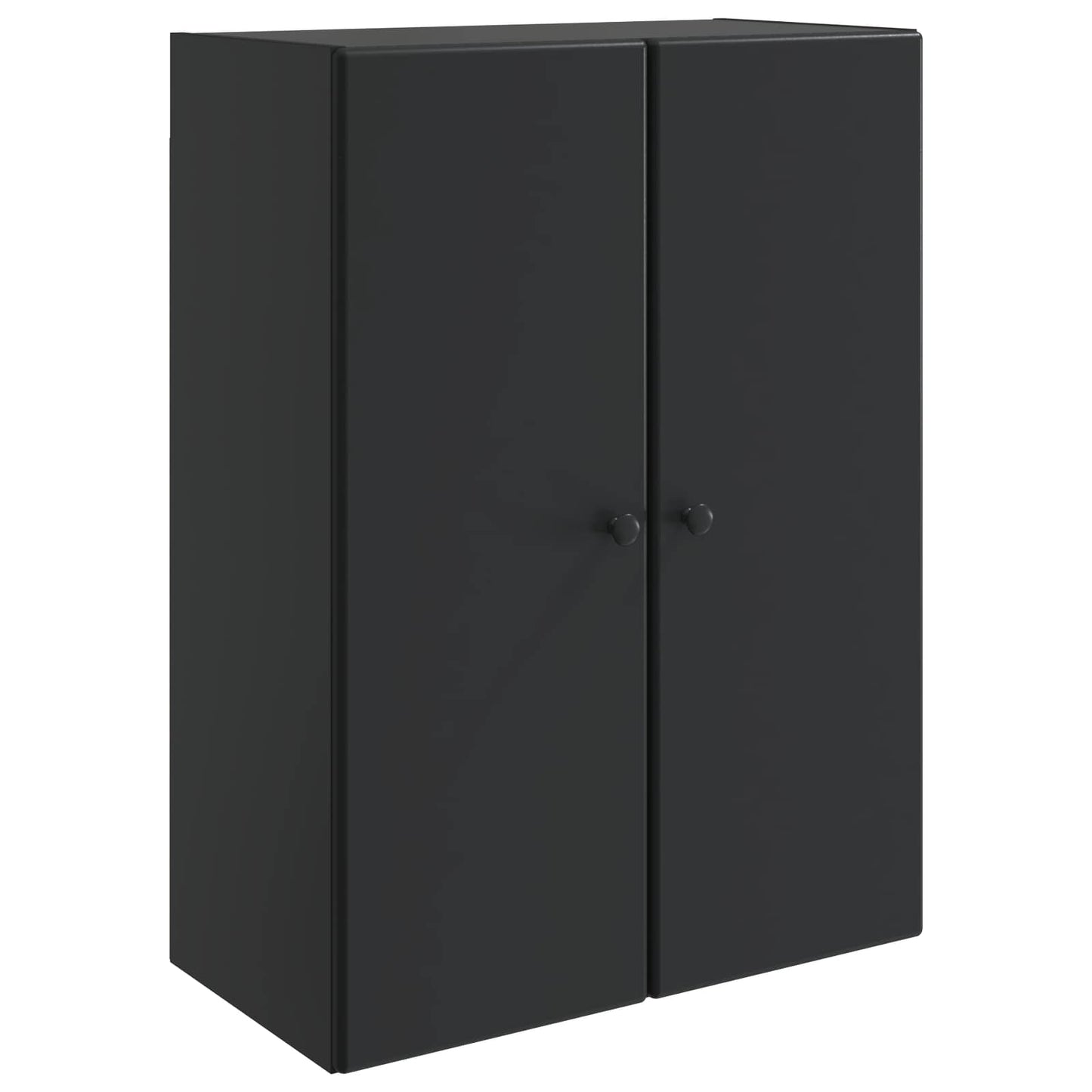 Wall-Mounted Cabinet Black 66 x 34.5 x 90 cm Engineered Wood