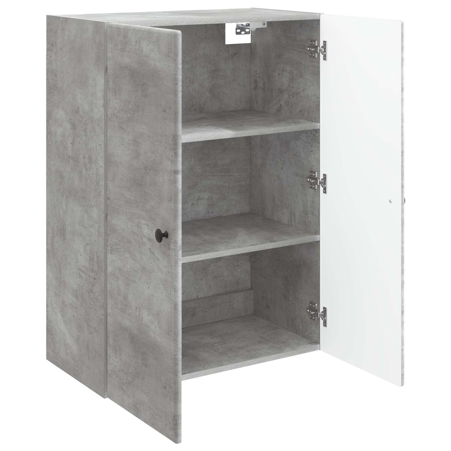 Wall-Mounted Cabinet Concrete Grey 66 x 34.5 x 90 cm