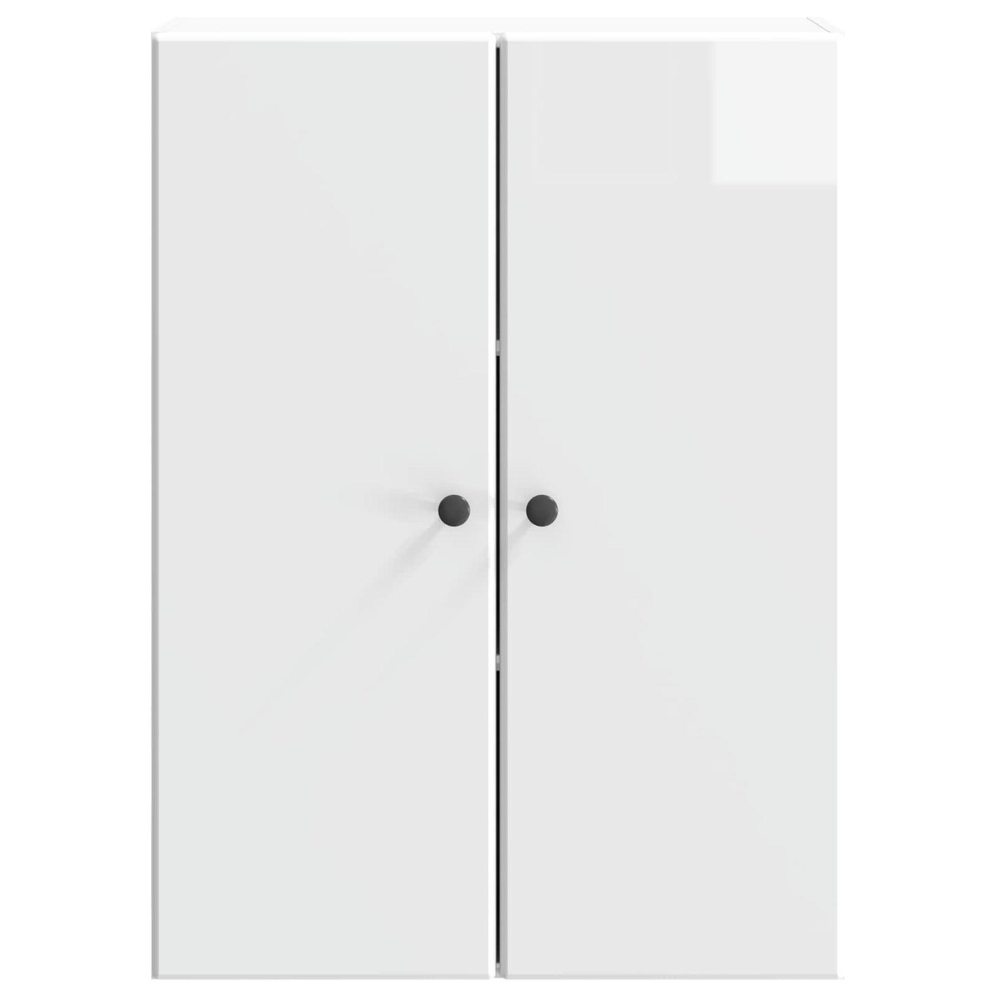 Wall-Mounted Cabinet High Gloss White 66 x 34.5 x 90 cm