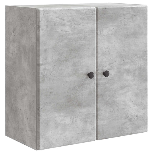Wall-Mounted Cabinet Concrete Grey 59 x 31 x 60 cm