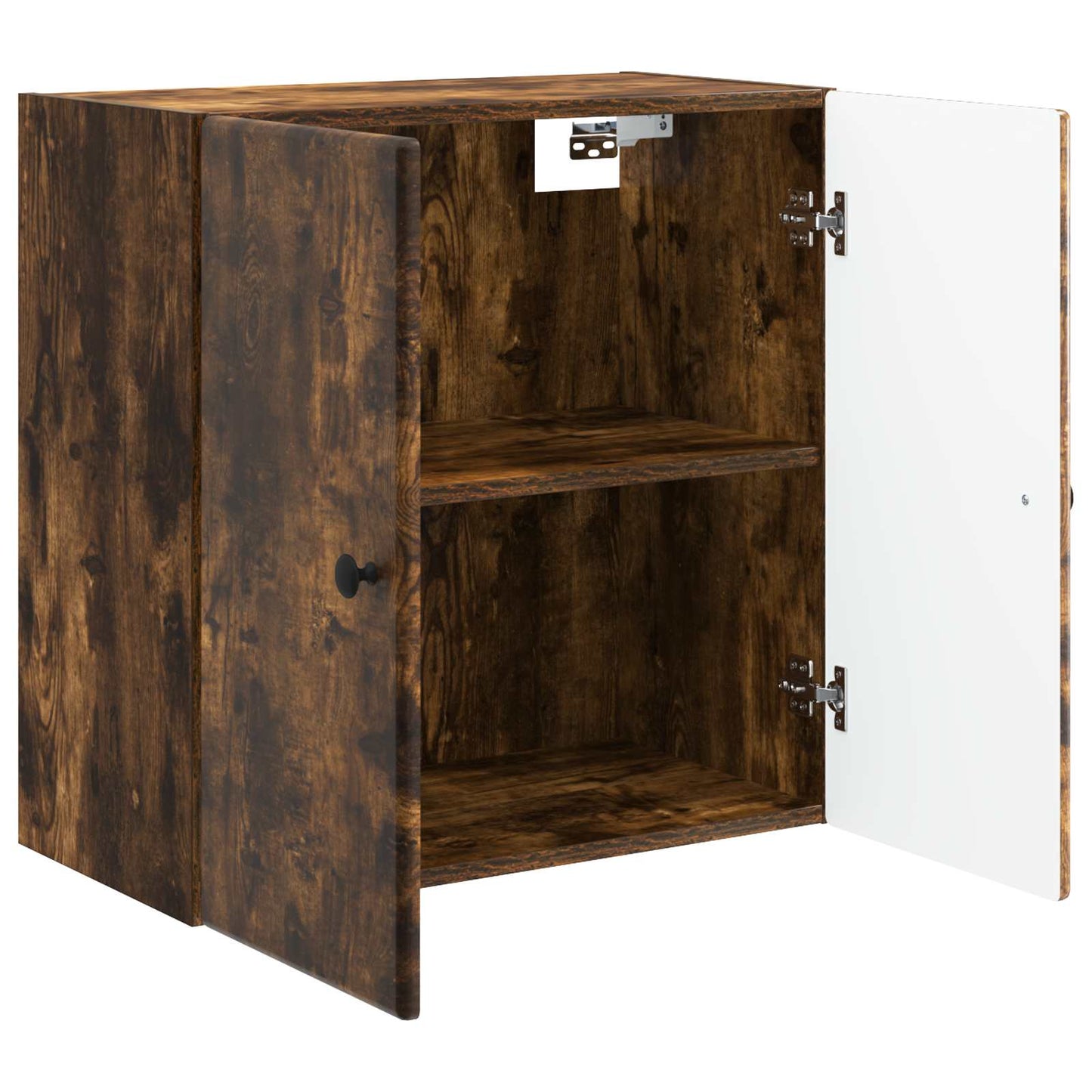 Wall-Mounted Cabinet 59 x 31 x 60 cm Engineered Wood Smoked Oak