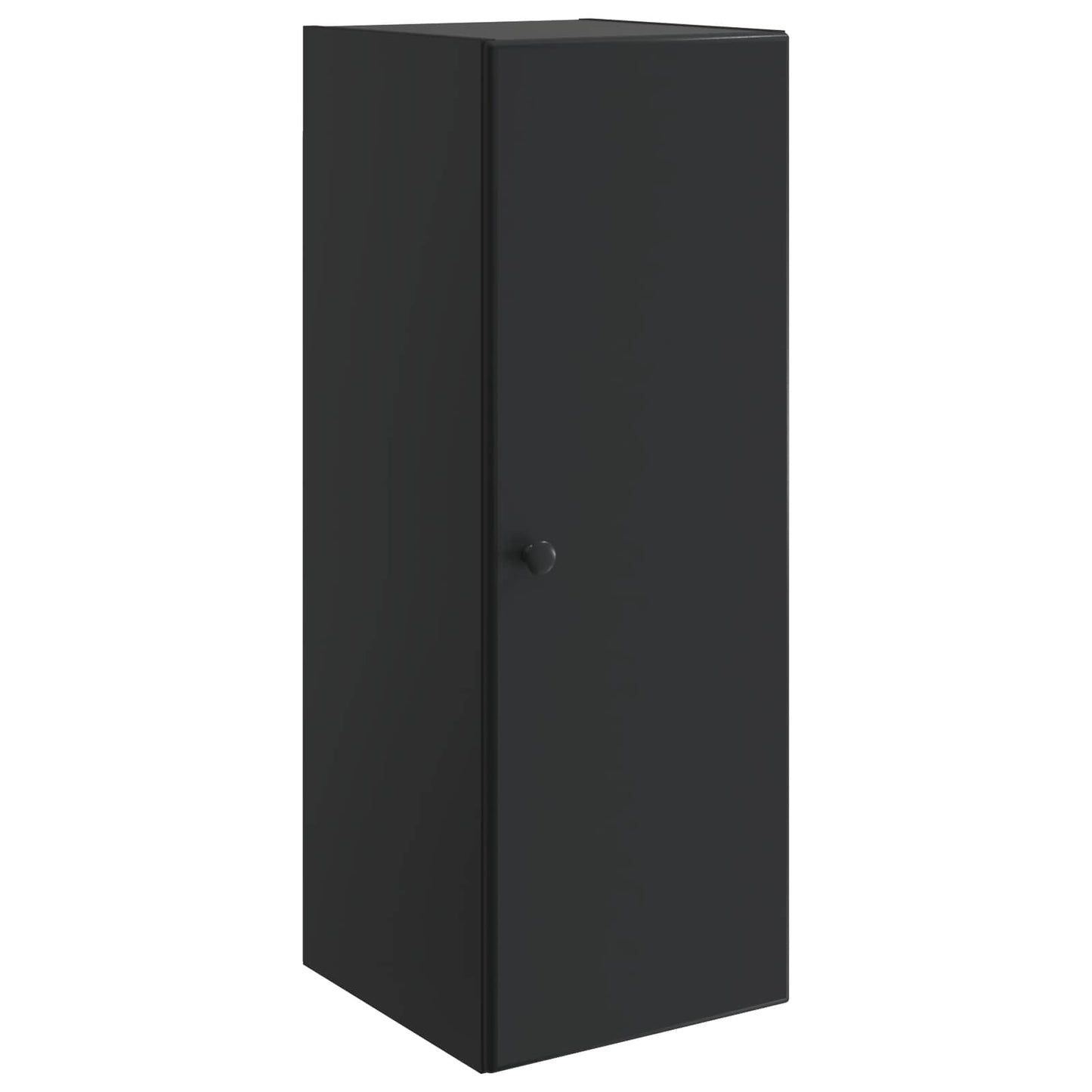 Wall-Mounted Cabinet Black 33 x 34.5 x 90 cm Engineered Wood