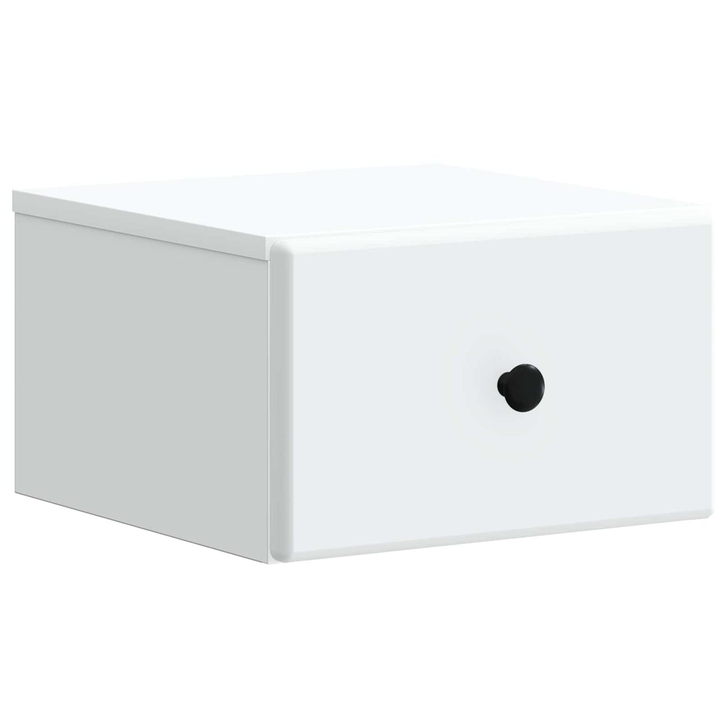 Wall-Mounted Bedside Cabinet White 34.5 x 33 x 20 cm