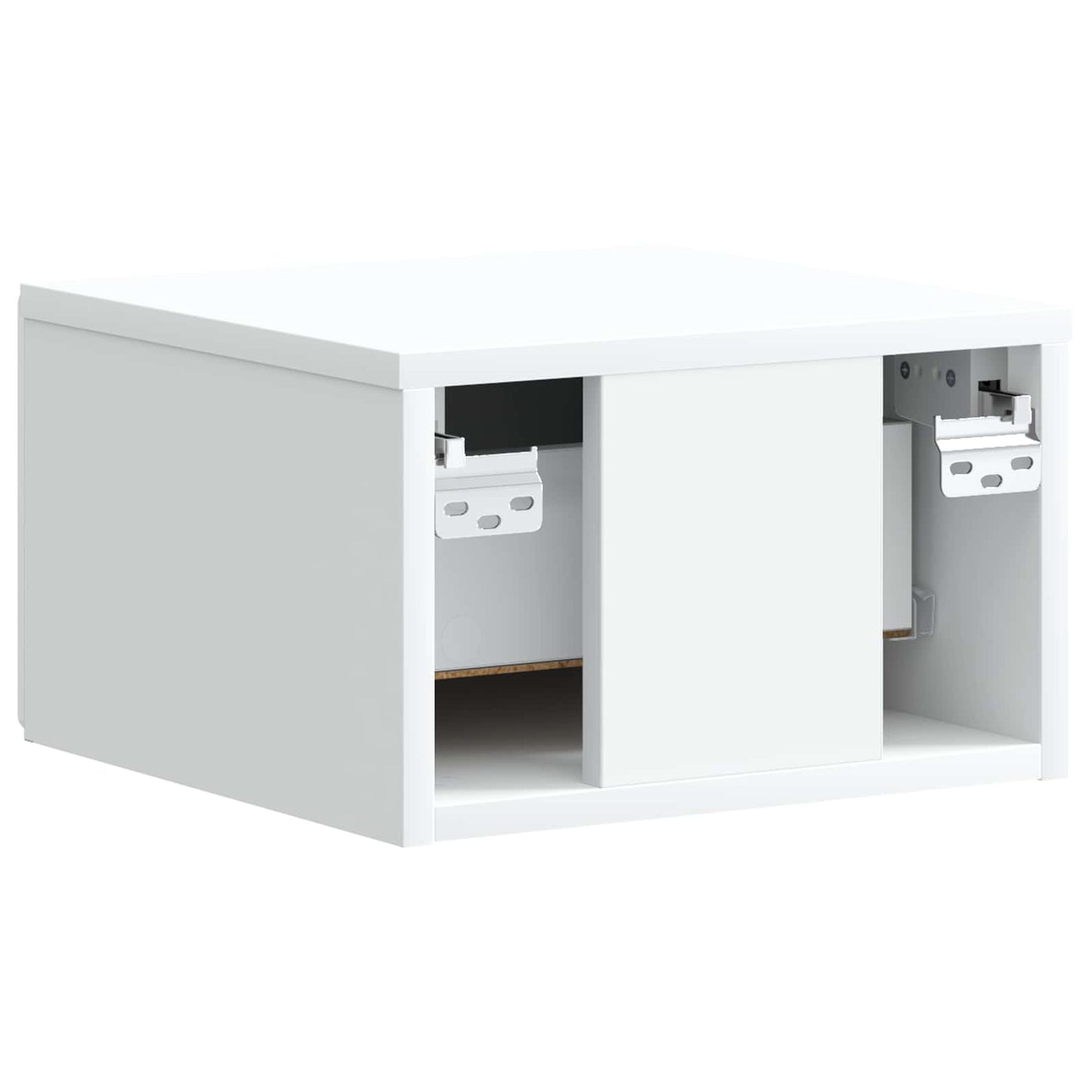Wall-Mounted Bedside Cabinet White 34.5 x 33 x 20 cm