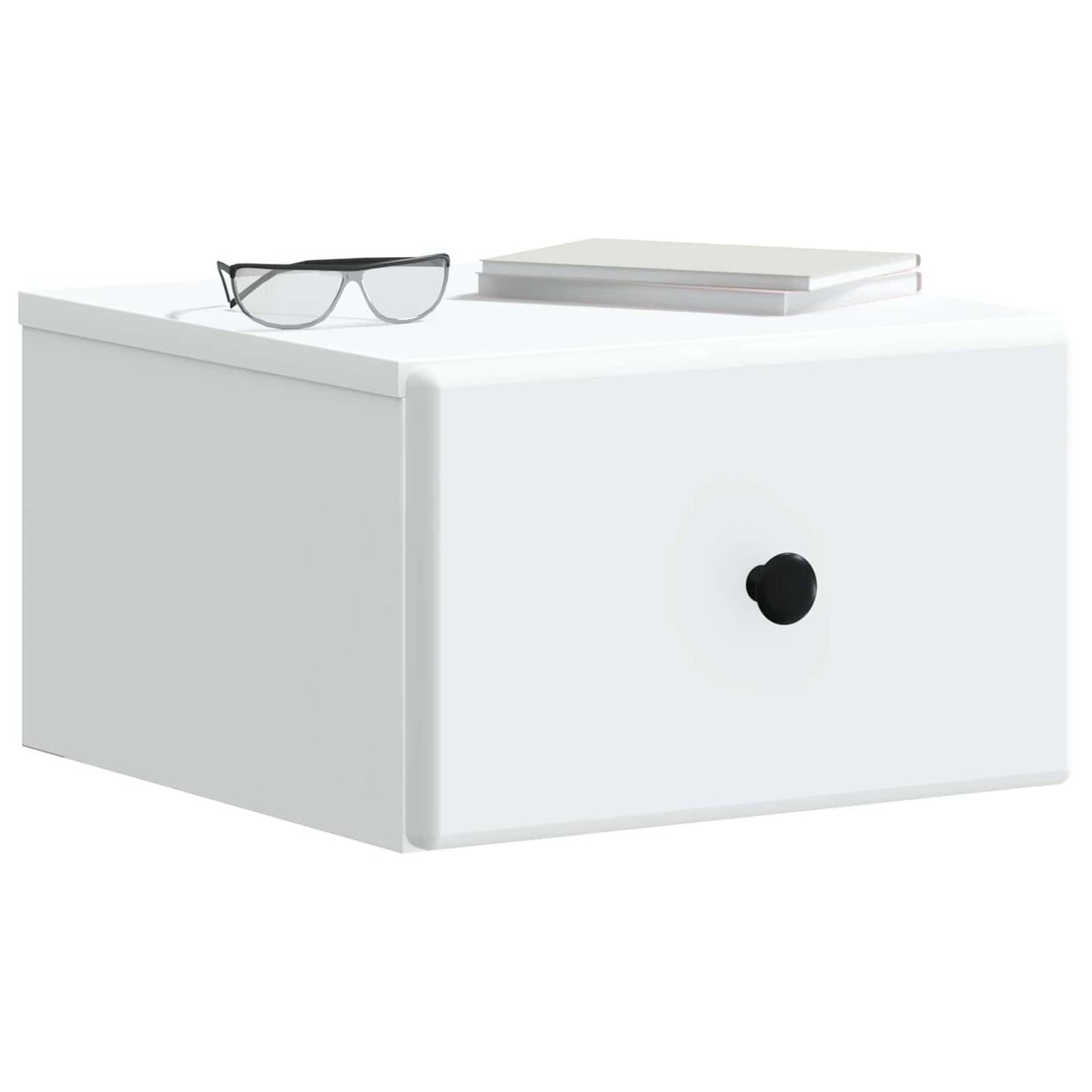 Wall-Mounted Bedside Cabinet 2 pcs White 34.5 x 33 x 20 cm