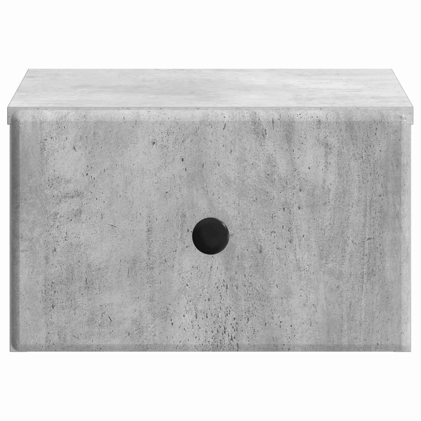 Wall-Mounted Bedside Cabinet 2 pcs Concrete Grey