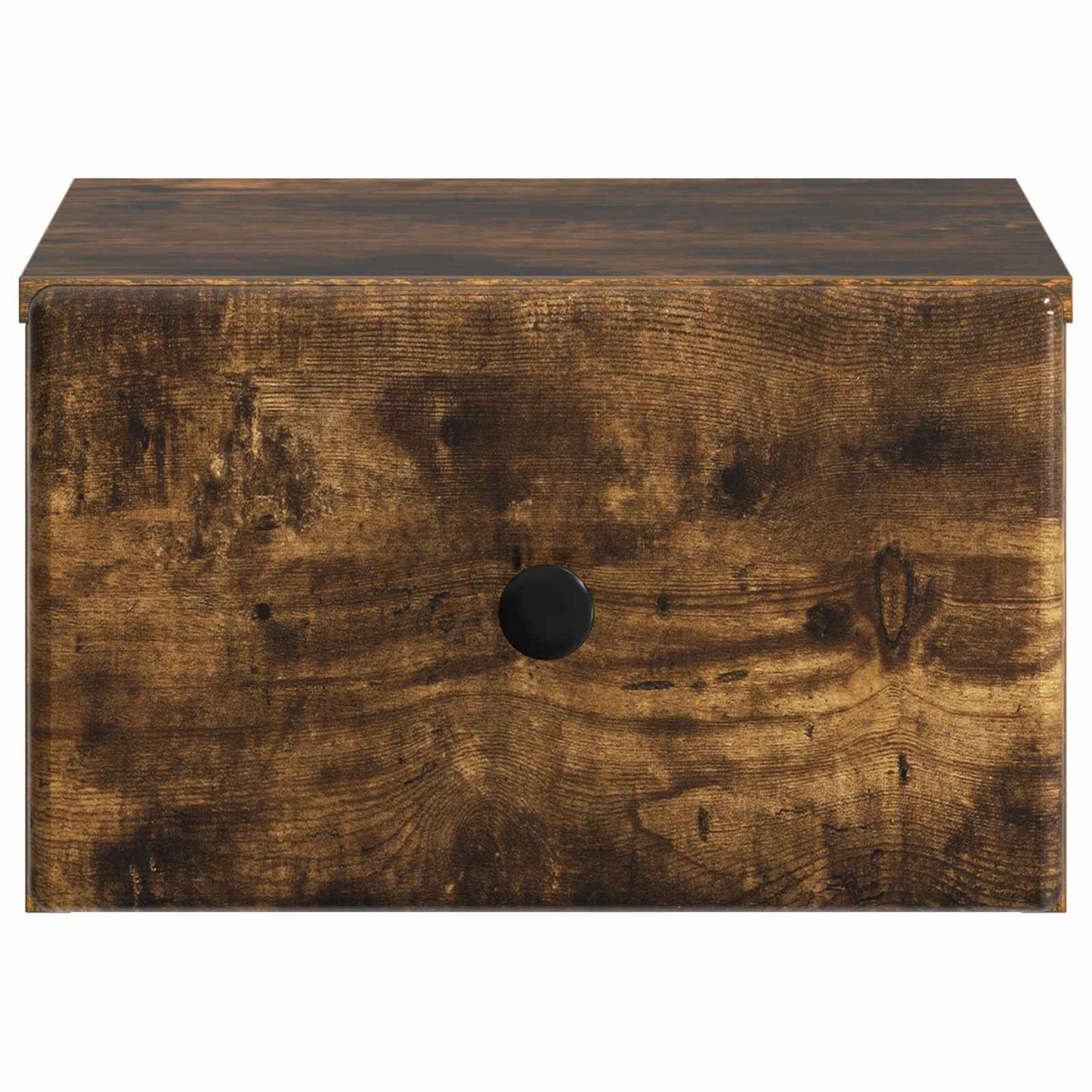 Wall-Mounted Bedside Cabinet 2 pcs Smoked Oak 34.5 x 33 x 20 cm