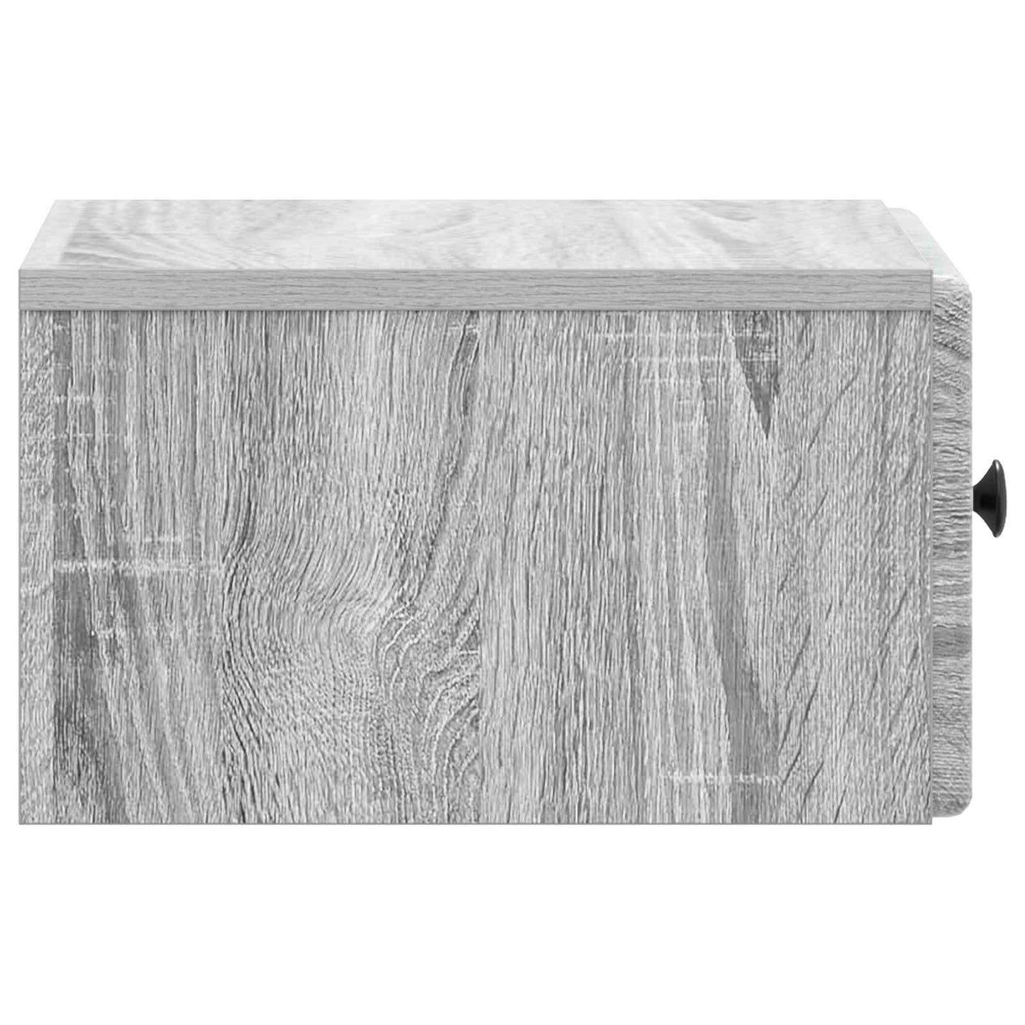Wall-Mounted Bedside Cabinet Grey Sonoma 34.5 x 33 x 20 cm