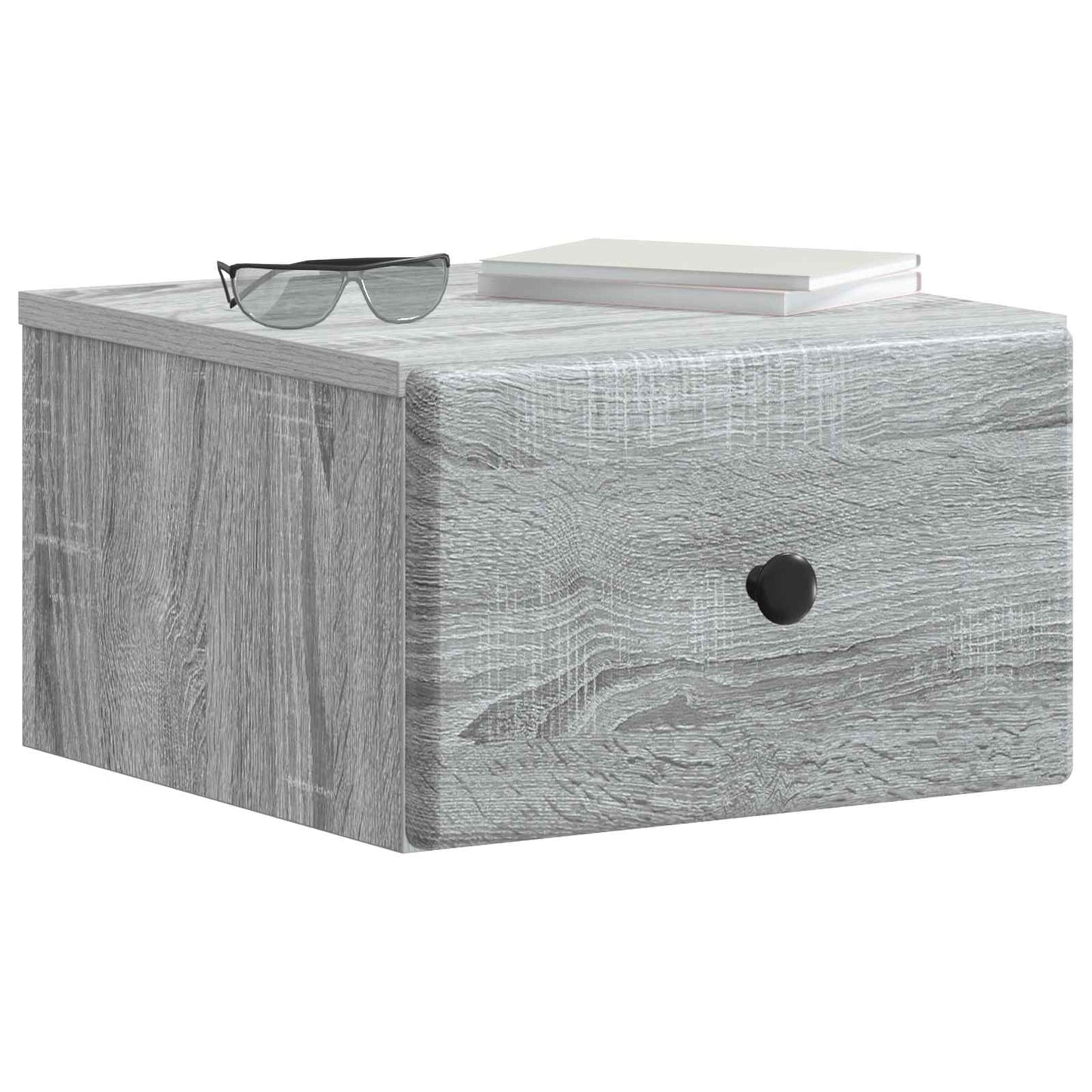 Wall-Mounted Bedside Cabinet 2 pcs Grey Sonoma Engineered Wood