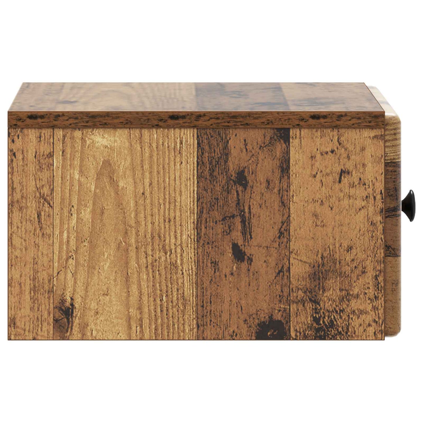 Wall-Mounted Bedside Cabinet Old Wood 34.5 x 33 x 20 cm