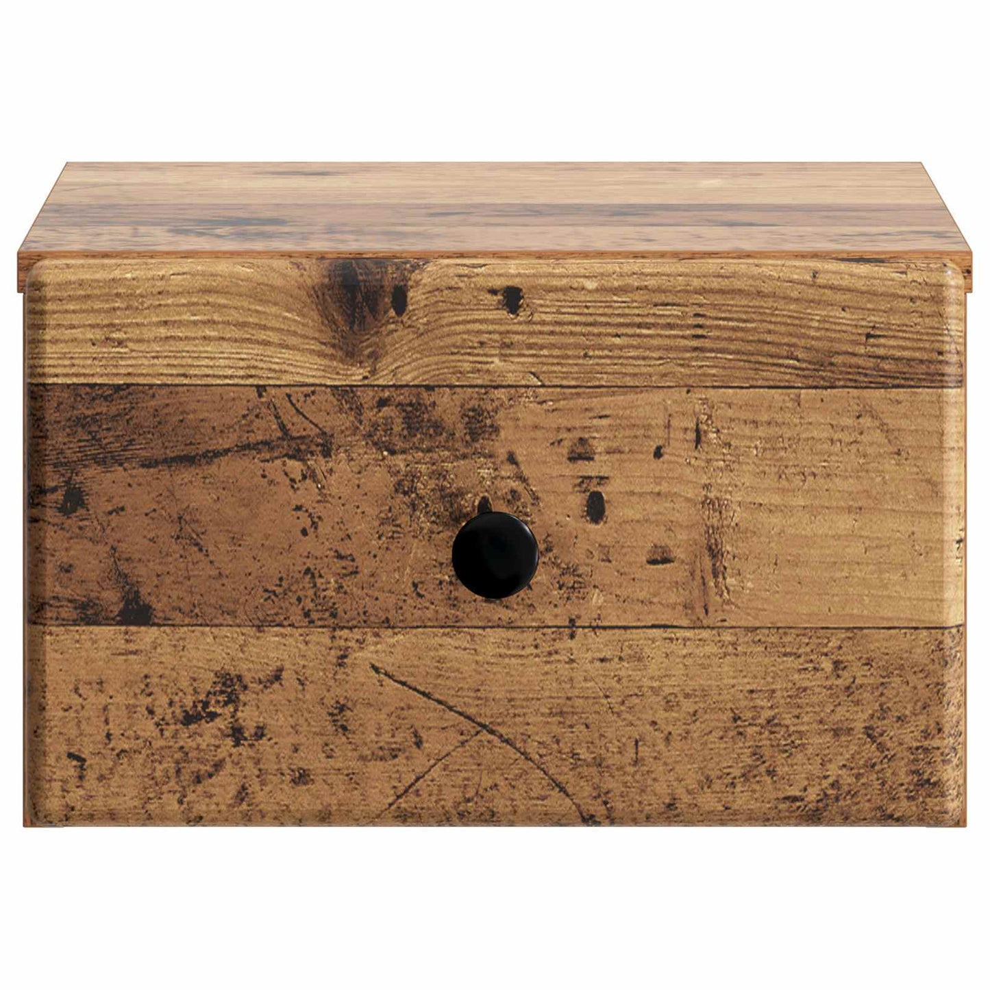 Wall-Mounted Bedside Cabinet 2 pcs Old Wood 34.5 x 33 x 20 cm