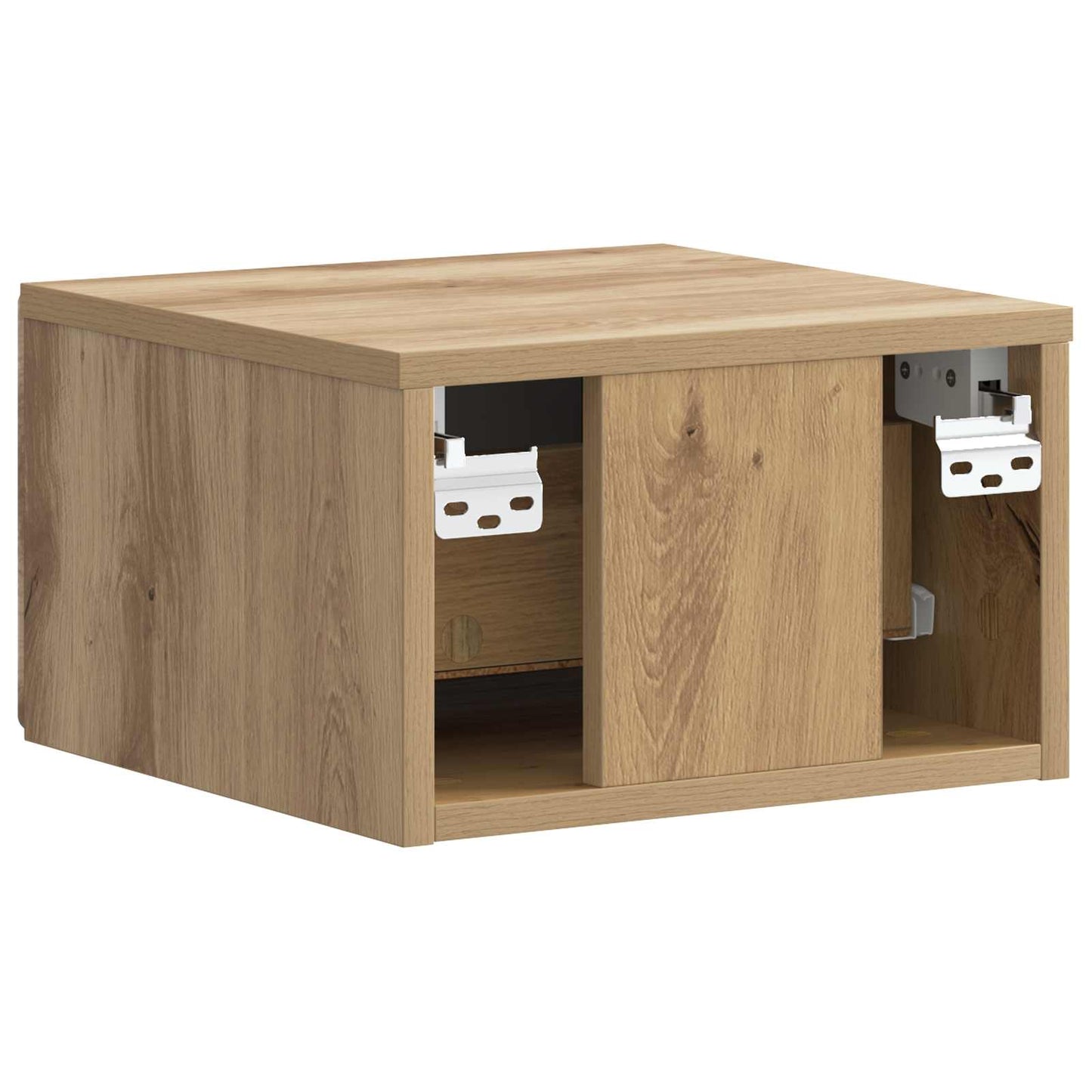 Wall-Mounted Bedside Cabinet Artisan Oak 34.5 x 33 x 20 cm