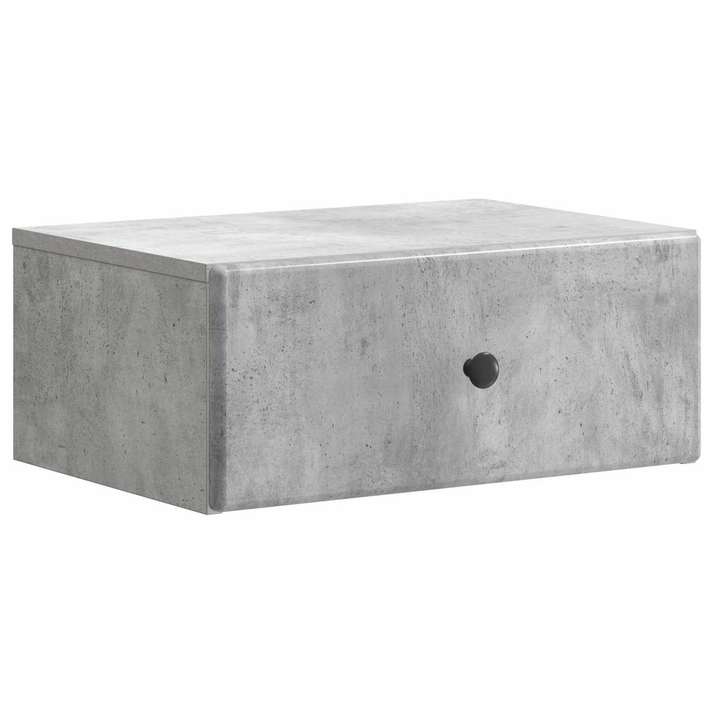 Wall-Mounted Bedside Cabinet 2 pcs Concrete Grey