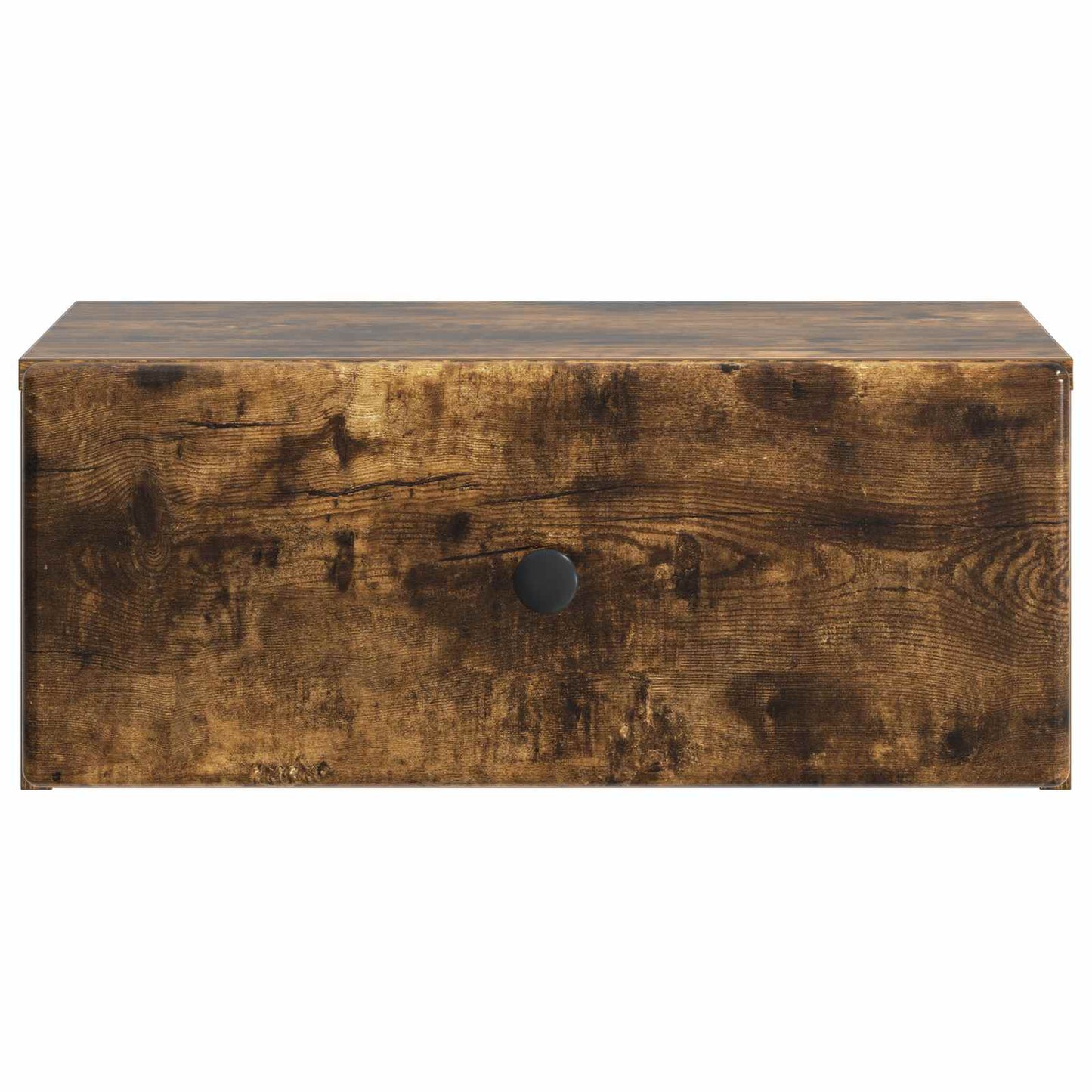 Wall-Mounted Bedside Cabinet Smoked Oak 49 x 34.5 x 20 cm