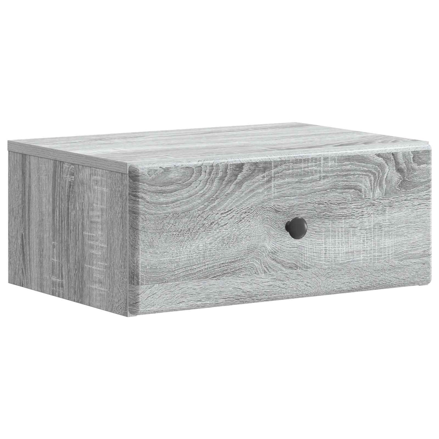 Wall-Mounted Bedside Cabinet 2 pcs Grey Sonoma