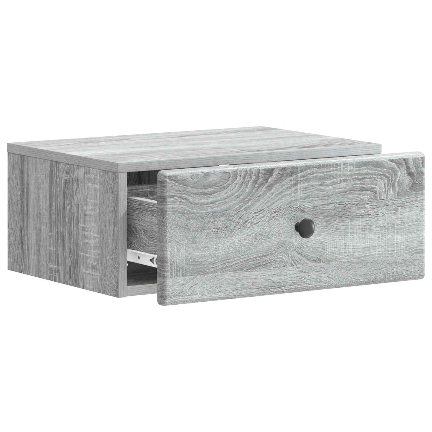 Wall-Mounted Bedside Cabinet 2 pcs Grey Sonoma