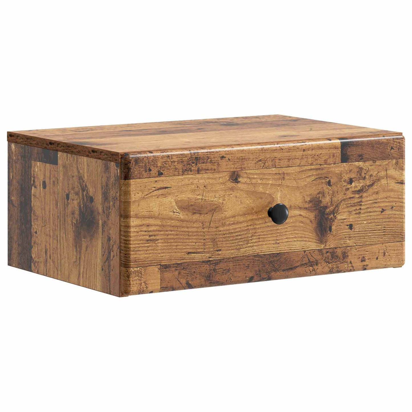 Wall-Mounted Bedside Cabinet 2 pcs Old Wood 49 x 34.5 x 20 cm