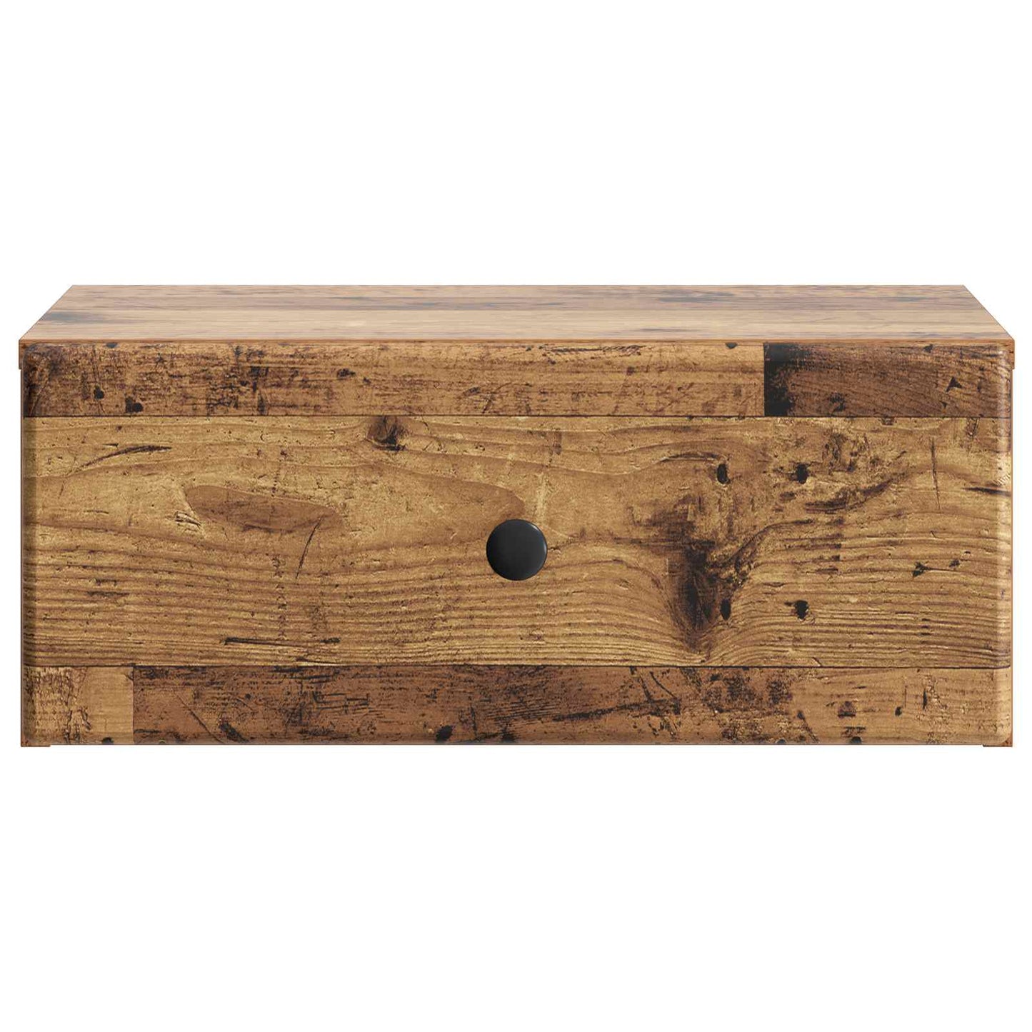 Wall-Mounted Bedside Cabinet 2 pcs Old Wood 49 x 34.5 x 20 cm