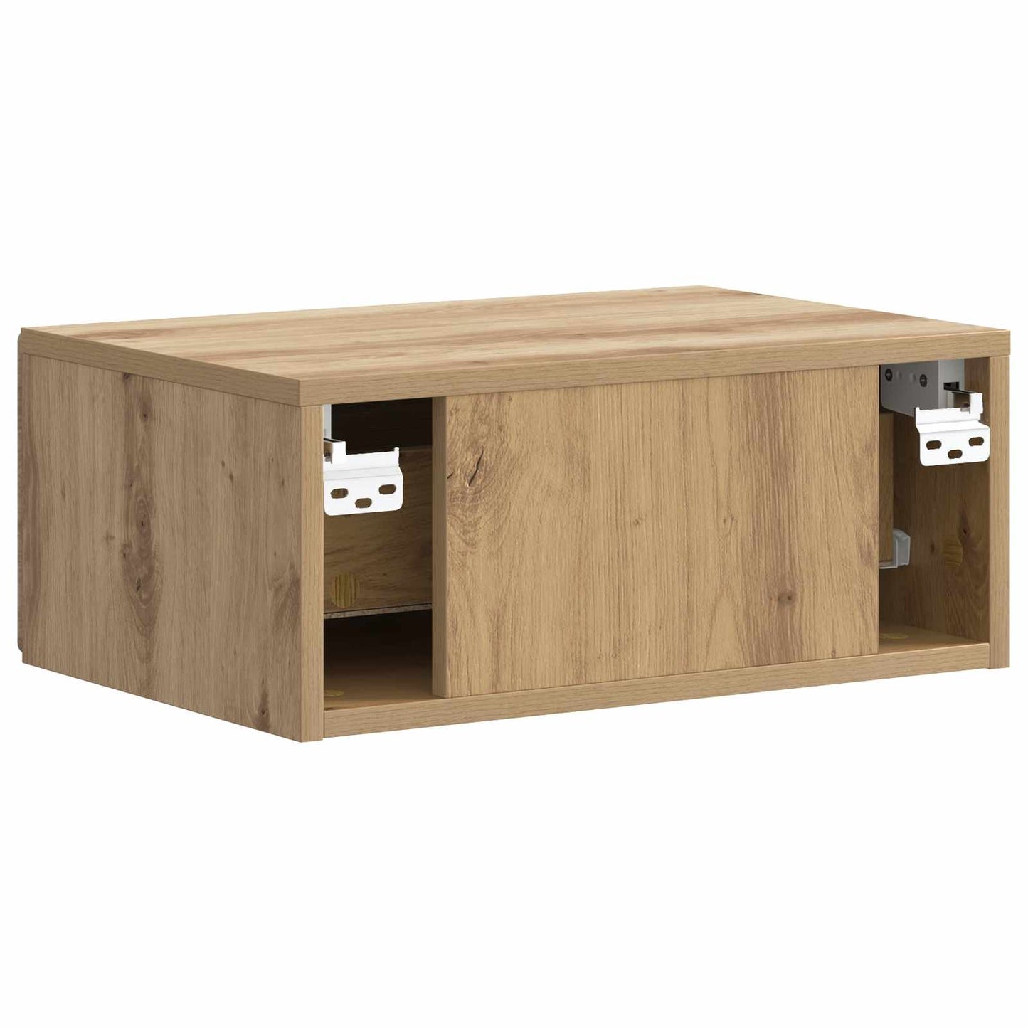 Wall-Mounted Bedside Cabinet Artisan Oak 49 x 34.5 x 20 cm