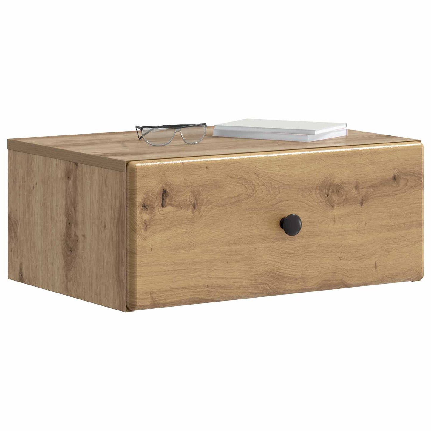 Wall-Mounted Bedside Cabinet Artisan Oak 49 x 34.5 x 20 cm