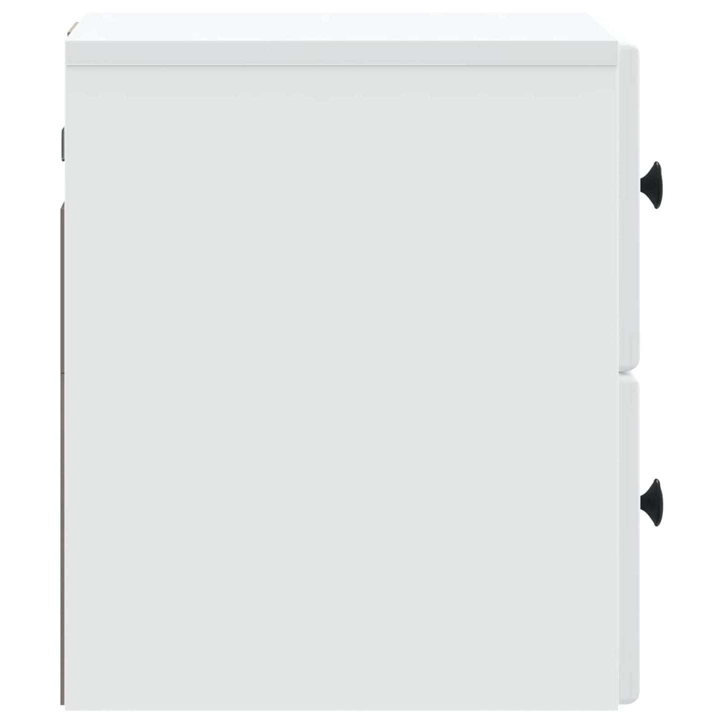 Wall-Mounted Bedside Cabinet 2 pcs White 34.5 x 33 x 40 cm