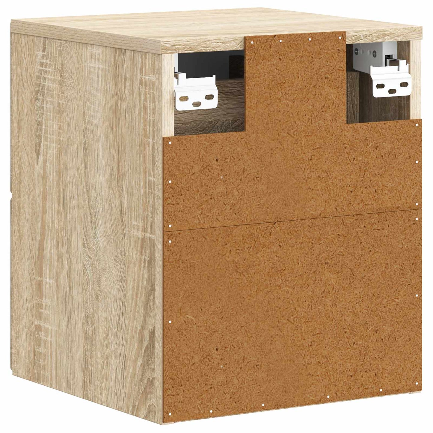 Wall-Mounted Bedside Cabinet Sonoma Oak 34.5 x 33 x 40 cm
