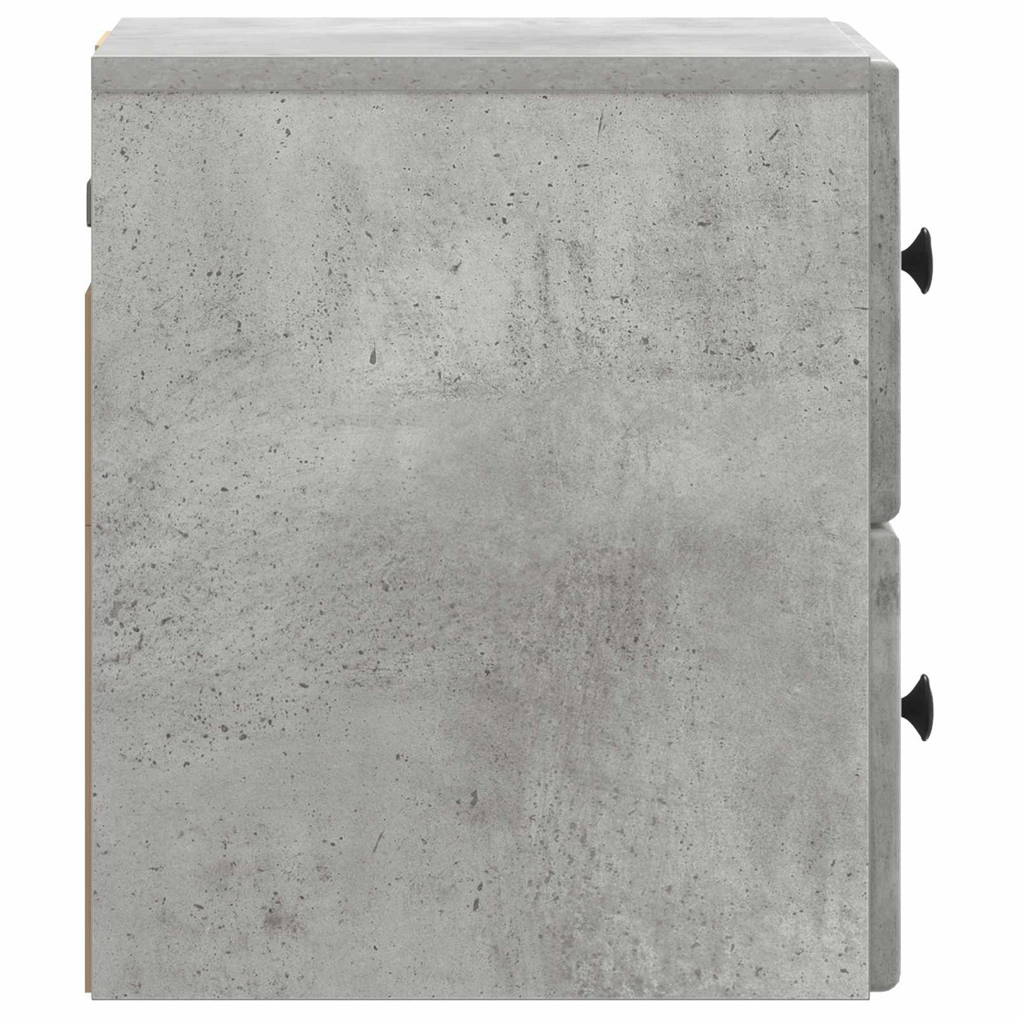 Wall-Mounted Bedside Cabinet Concrete Grey 34.5 x 33 x 40 cm