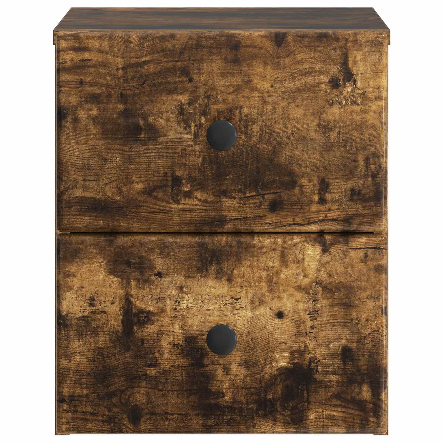 Wall-Mounted Bedside Cabinet Smoked Oak 34.5 x 33 x 40 cm