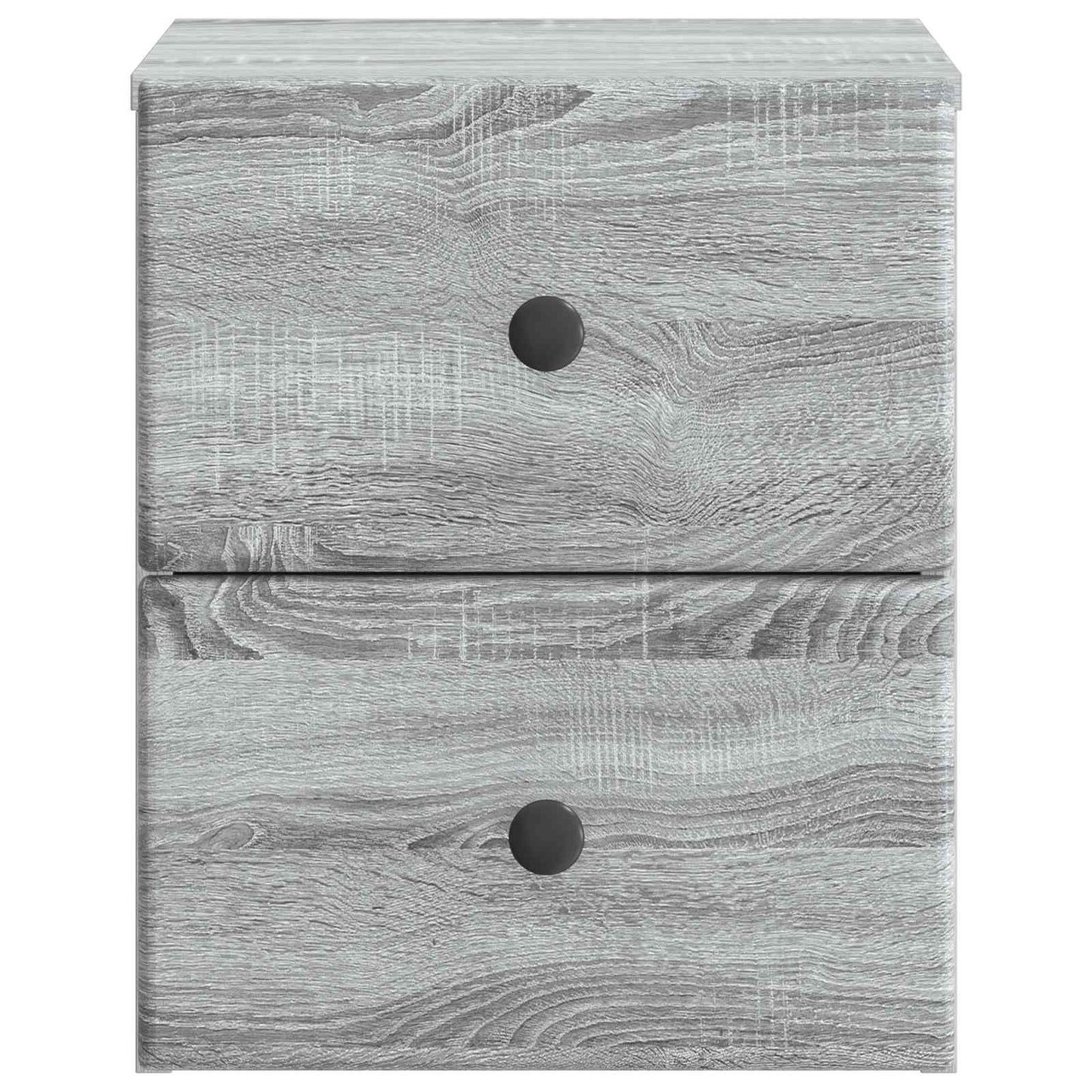 Wall-Mounted Bedside Cabinet 2 pcs Grey Sonoma Engineered Wood