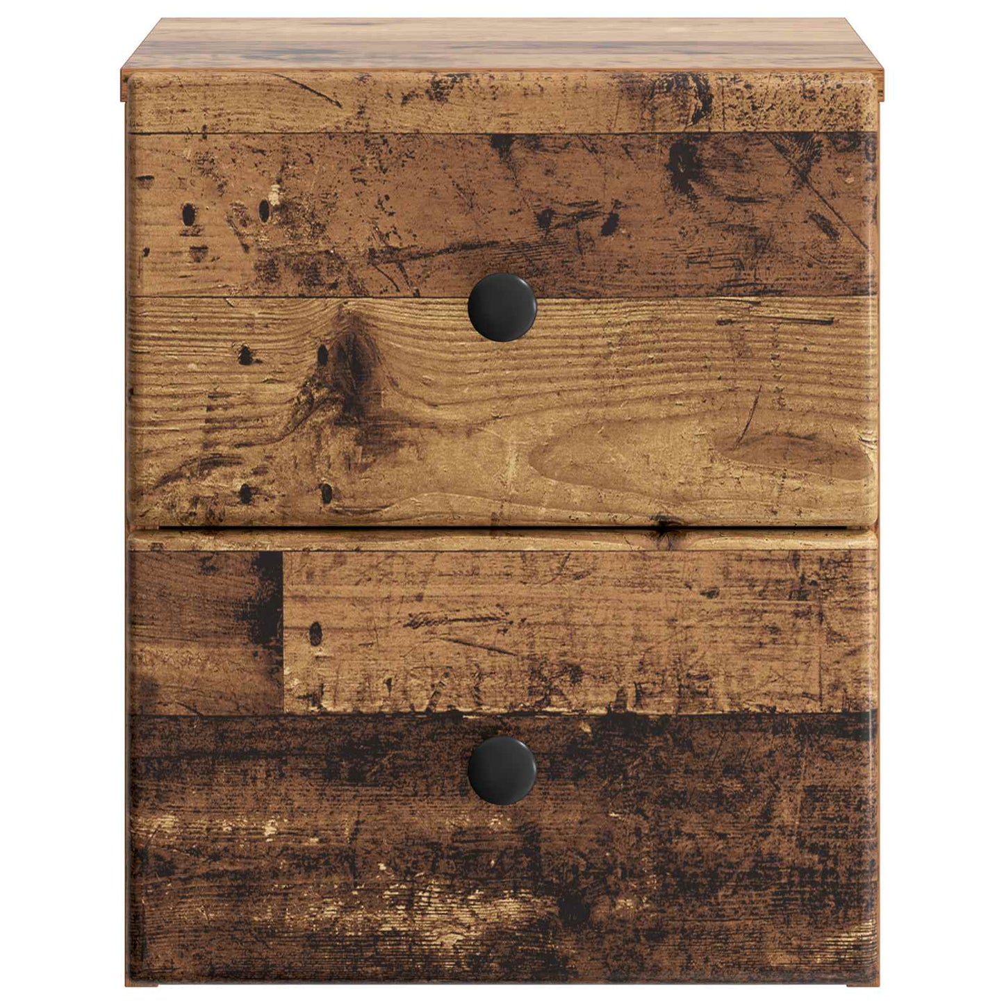 Wall-Mounted Bedside Cabinet 2 pcs Old Wood 34.5 x 33 x 40 cm