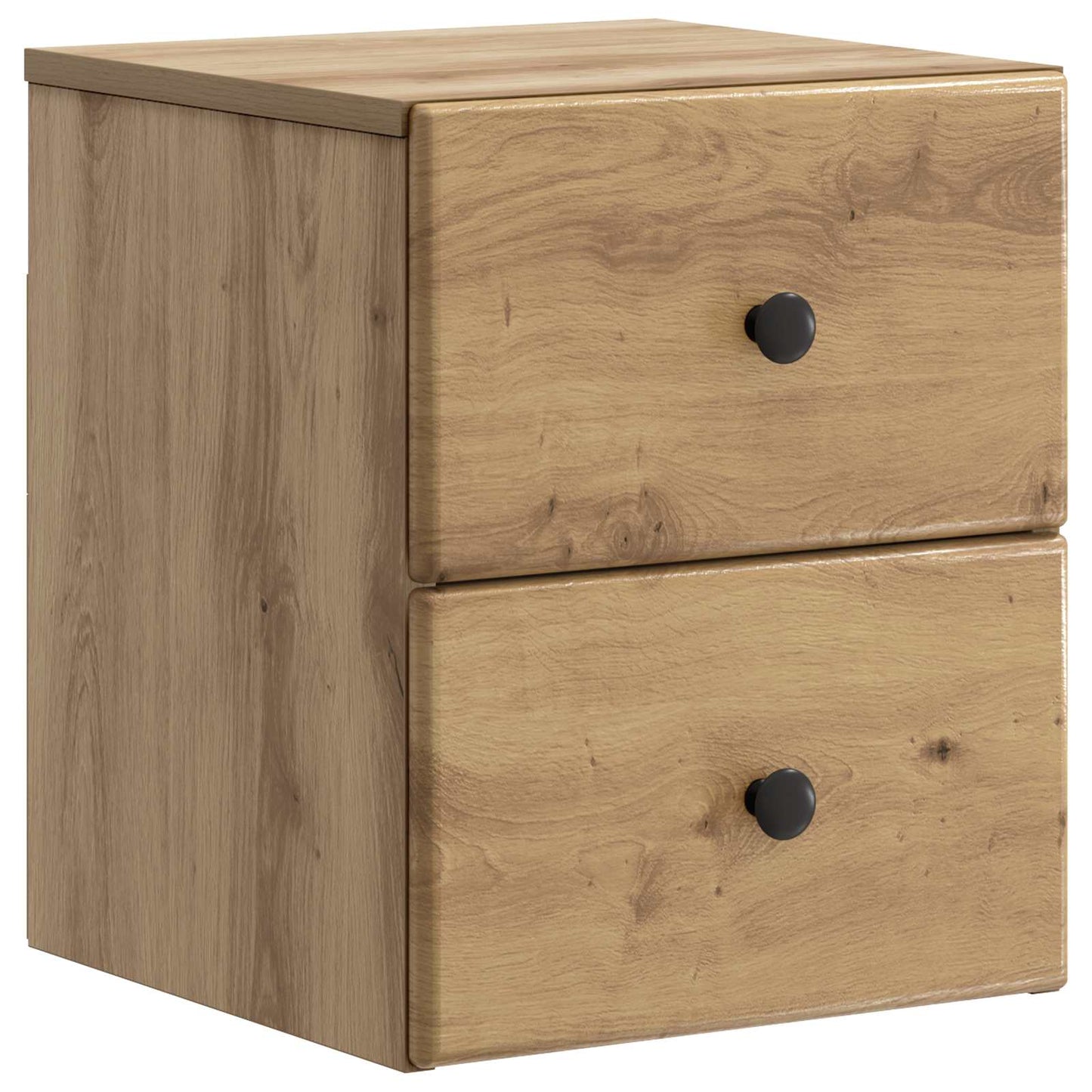 Wall-Mounted Bedside Cabinet 2 pcs Artisan Oak Engineered Wood