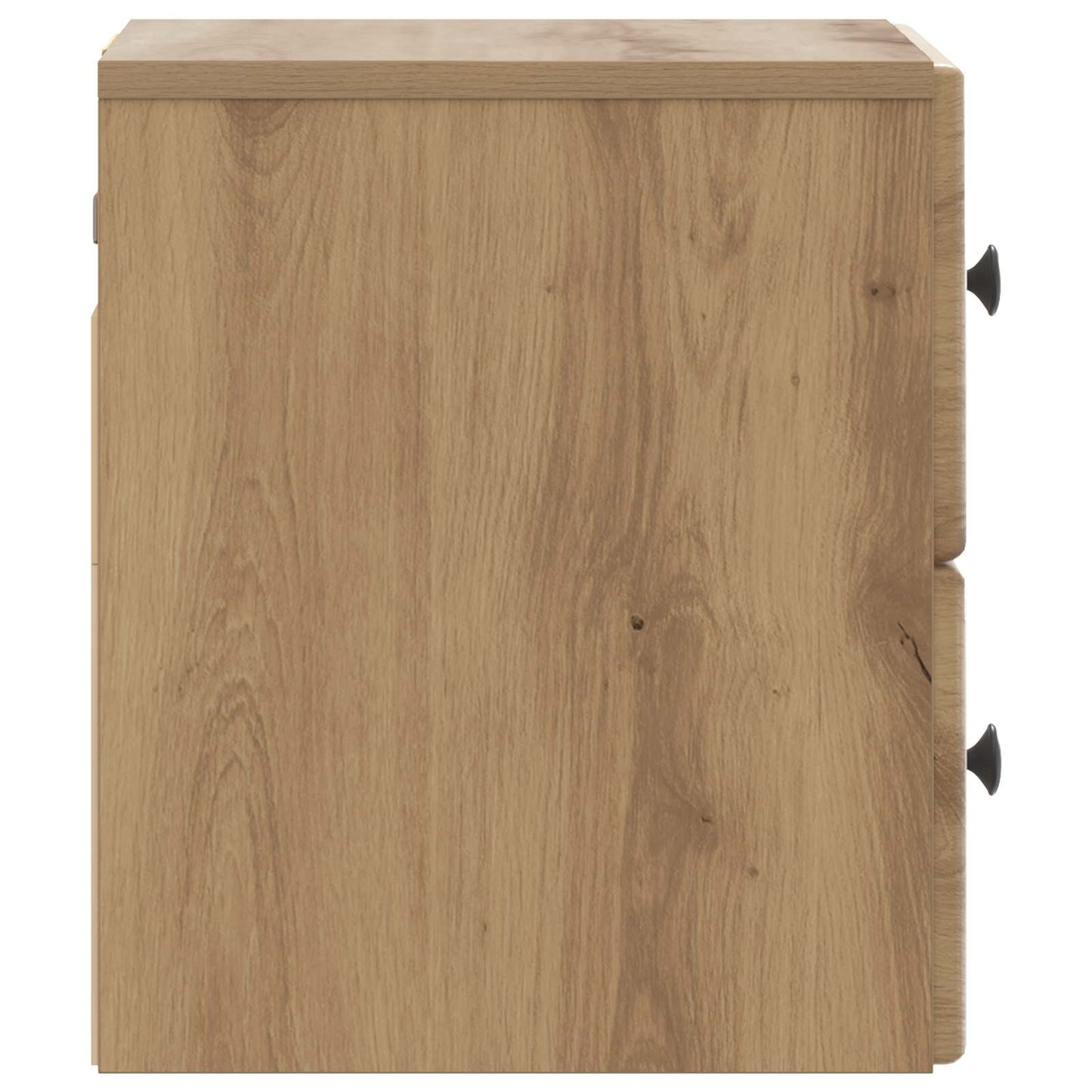 Wall-Mounted Bedside Cabinet 2 pcs Artisan Oak Engineered Wood
