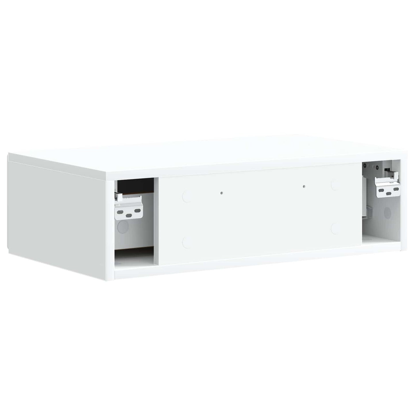 Wall-Mounted Side Table White 59 x 34.5 x 17 cm Engineered Wood