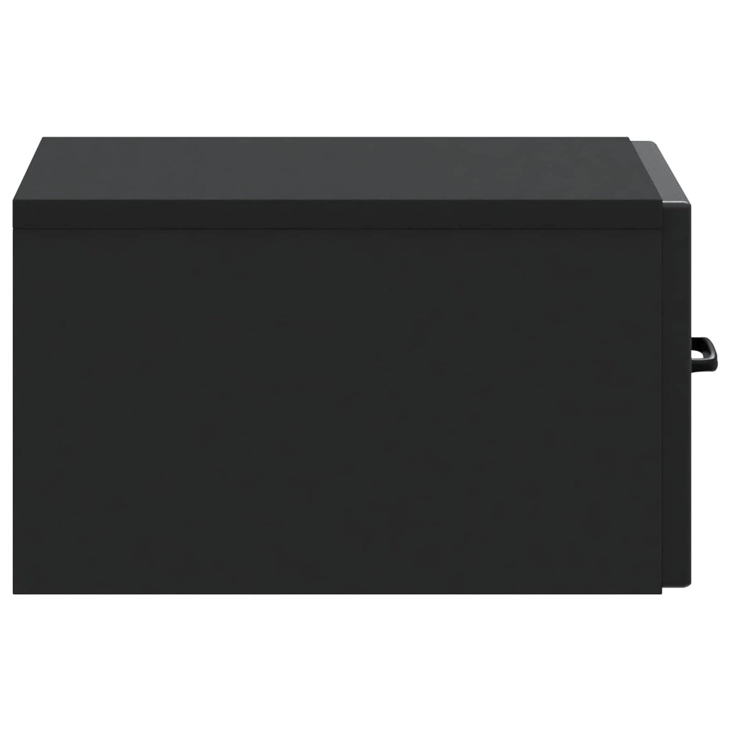 Wall-Mounted Side Table Black 59 x 34.5 x 17 cm Engineered Wood