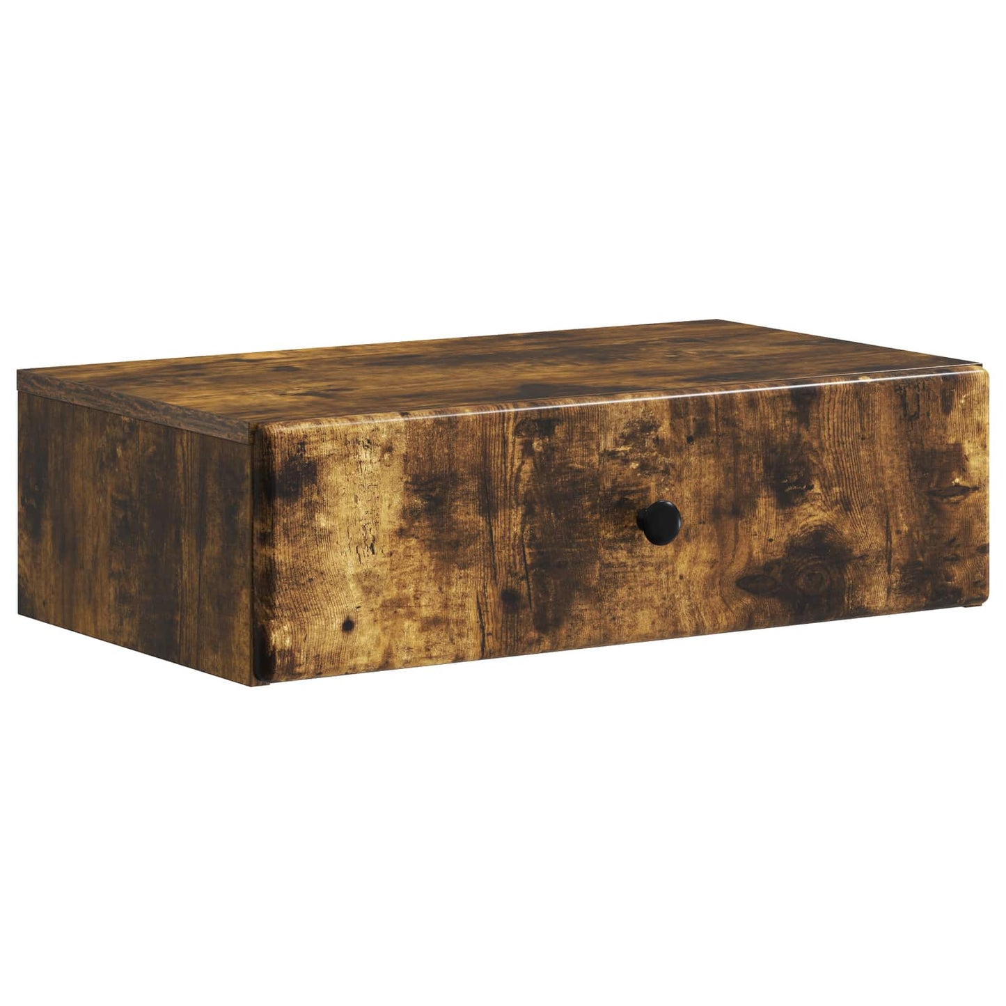 Wall-Mounted Side Table Smoked Oak 59 x 34.5 x 17 cm