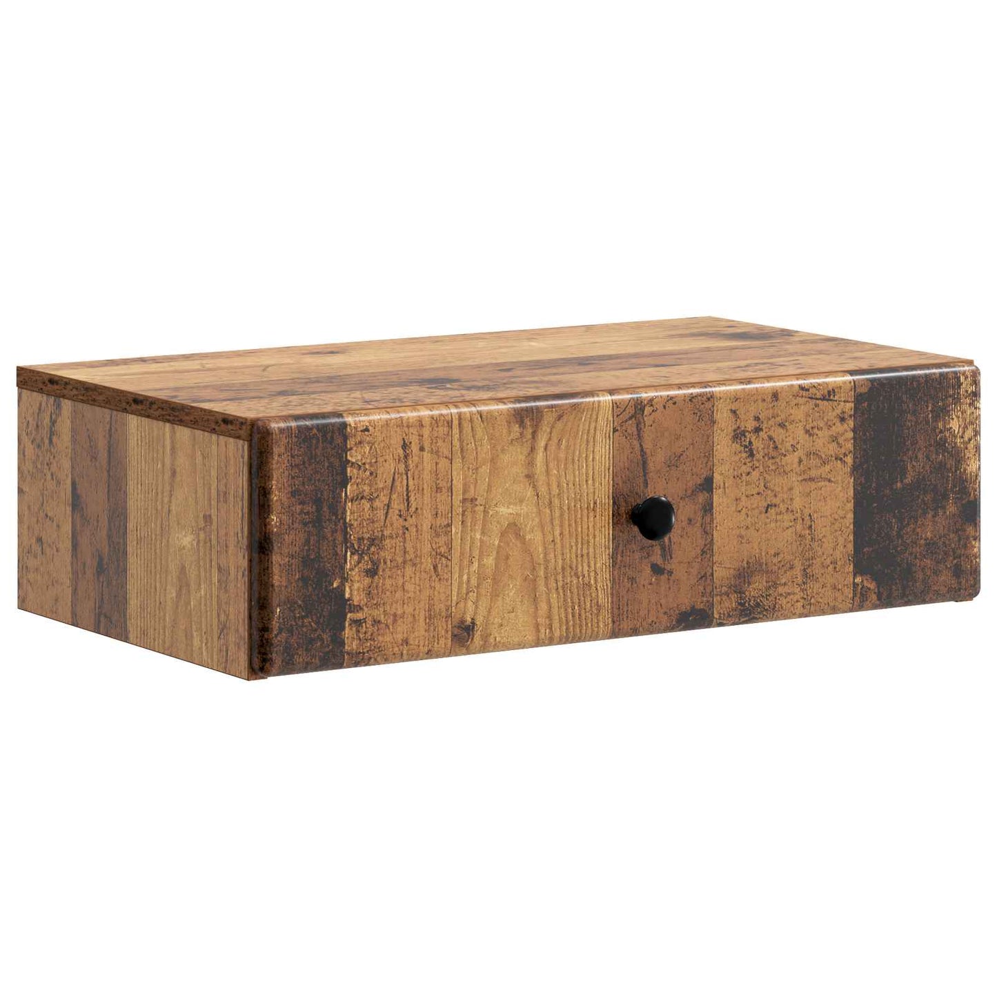 Wall-Mounted Side Table Wall-mounted Old Wood 59 x 34.5 x 17 cm
