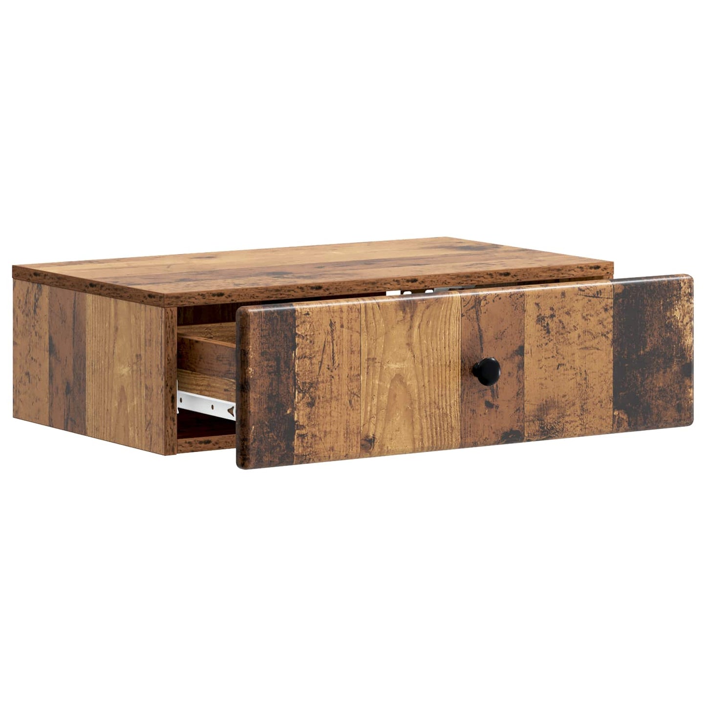Wall-Mounted Side Table Wall-mounted Old Wood 59 x 34.5 x 17 cm