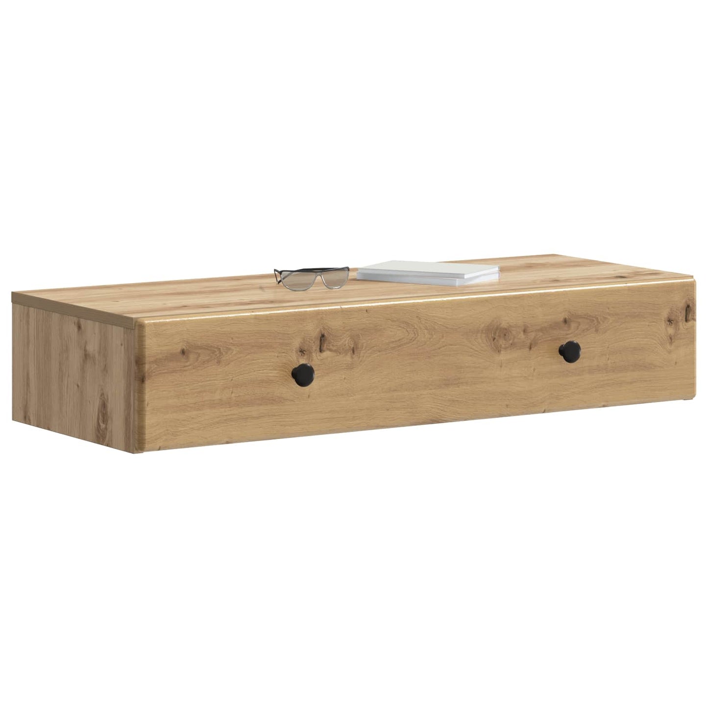 Wall-Mounted Side Table Artisan Oak 87.5 x 34.5 x 17 cm