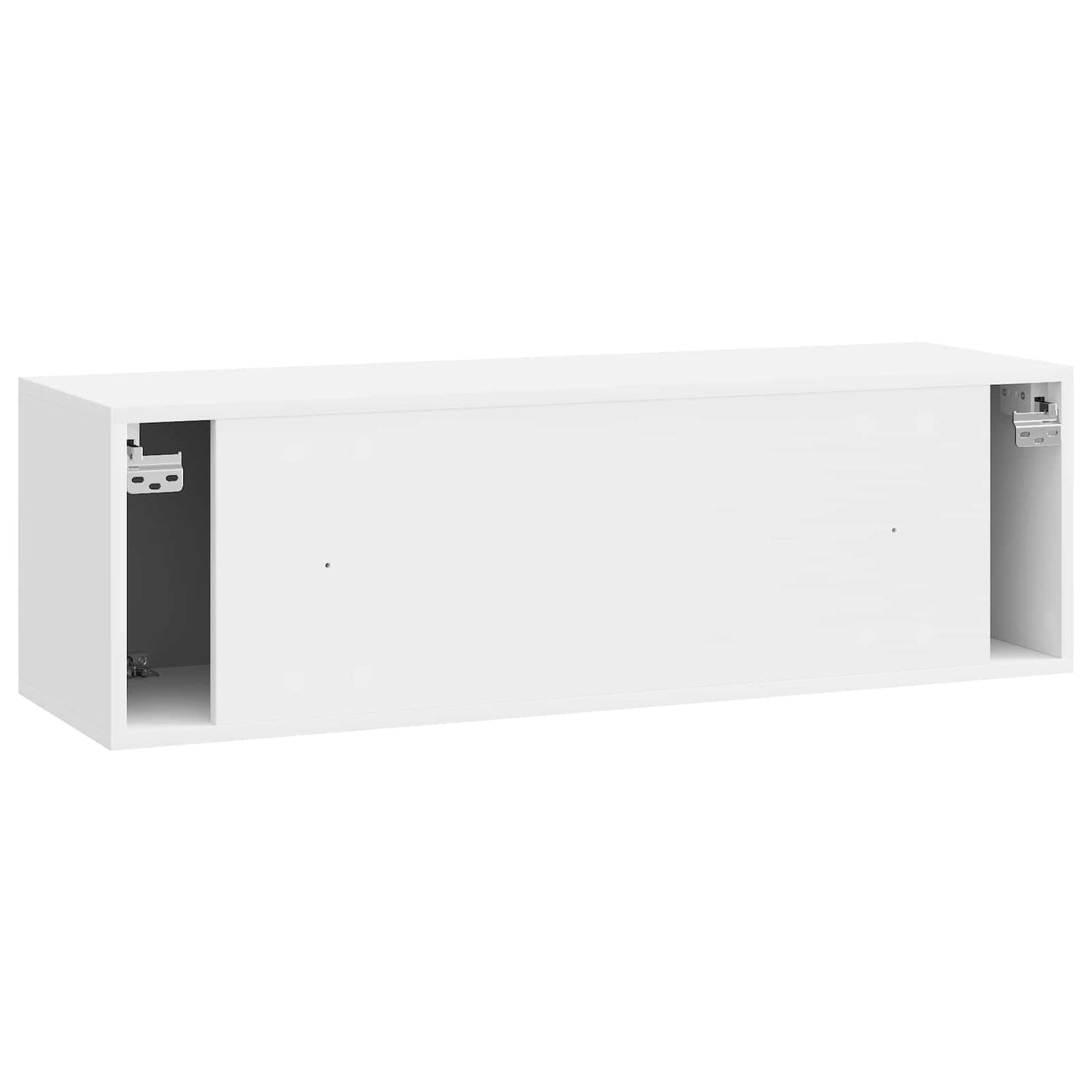 Wall-Mounted TV Cabinet 98 x 31 x 30 cm High Gloss White