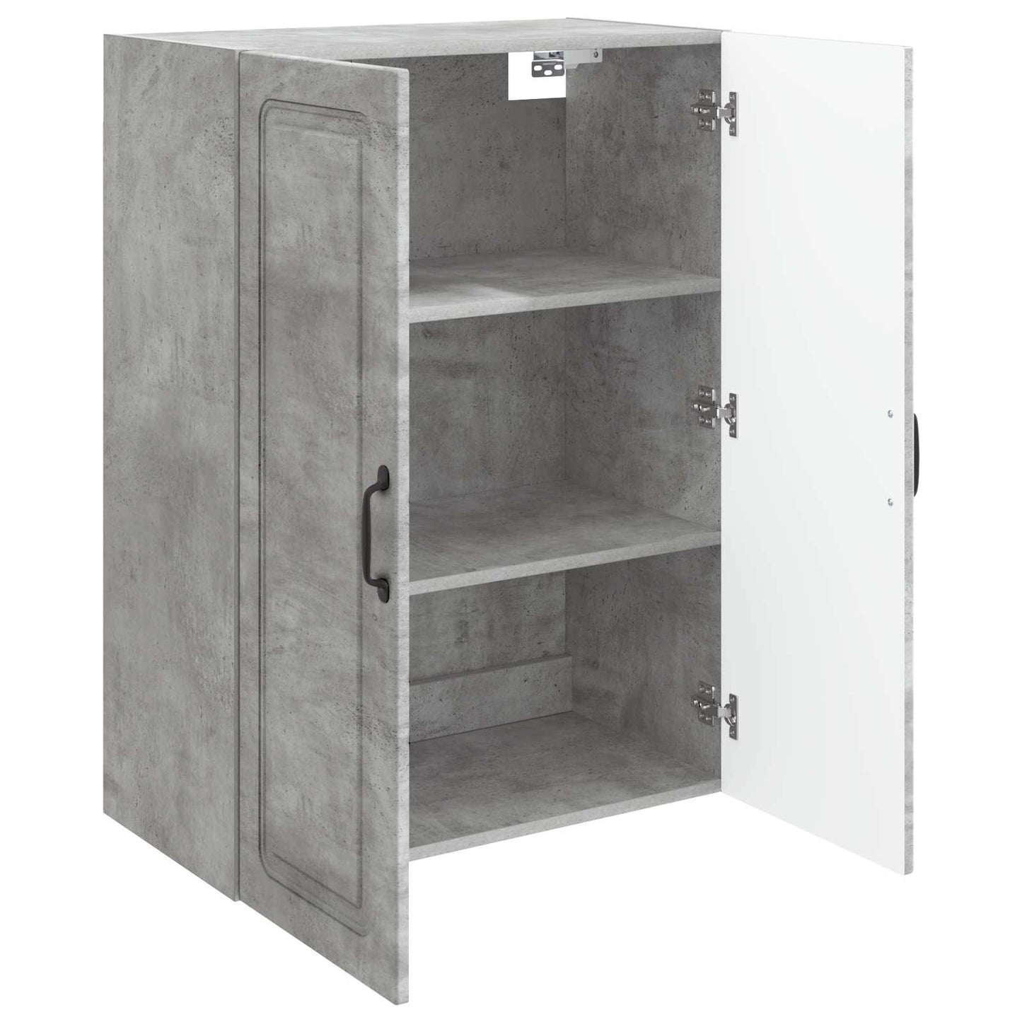 Wall-Mounted Cabinet Concrete Grey 66 x 34.5 x 90 cm