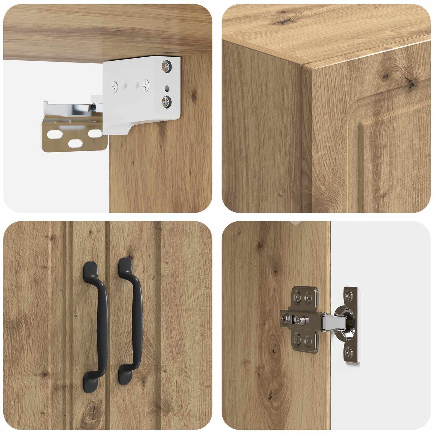 Wall-Mounted Cabinet Artisan Oak 59 x 31 x 60 cm
