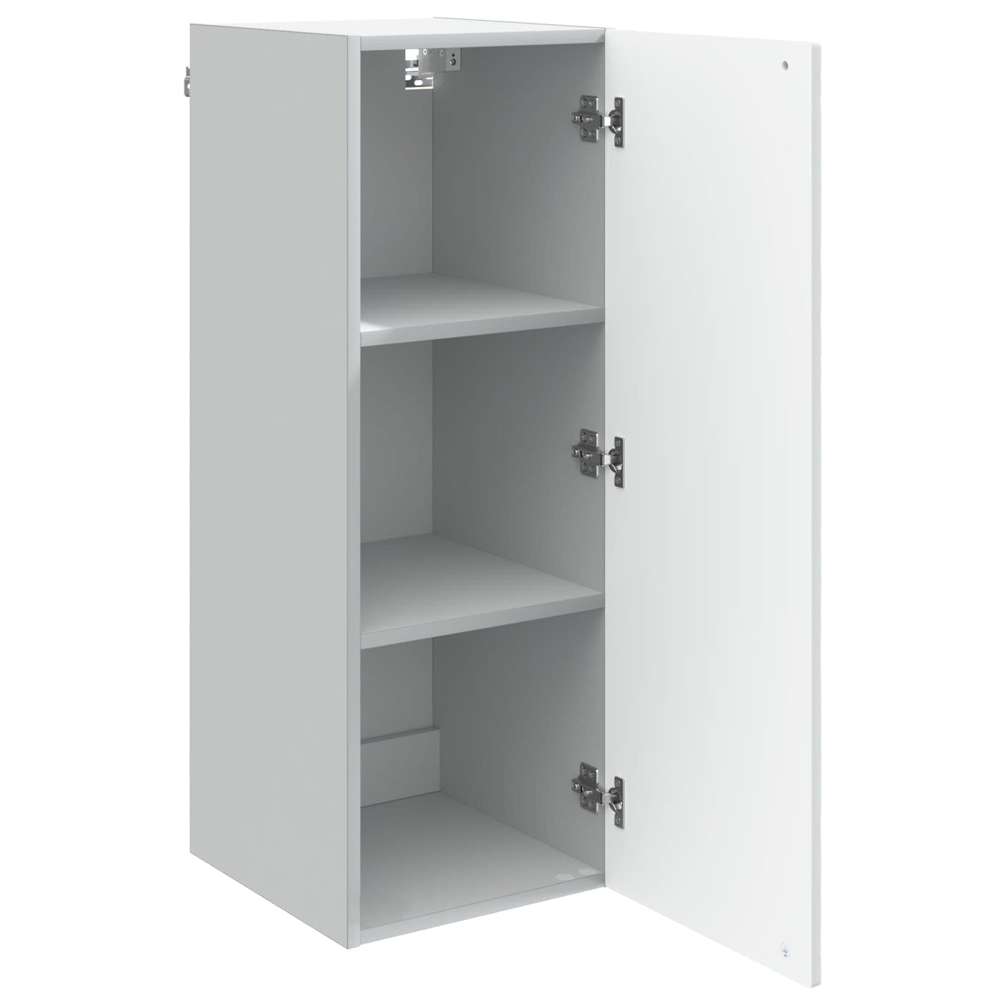 Wall-Mounted Cabinet 33 x 34.5 x 90 cm Engineered Wood White