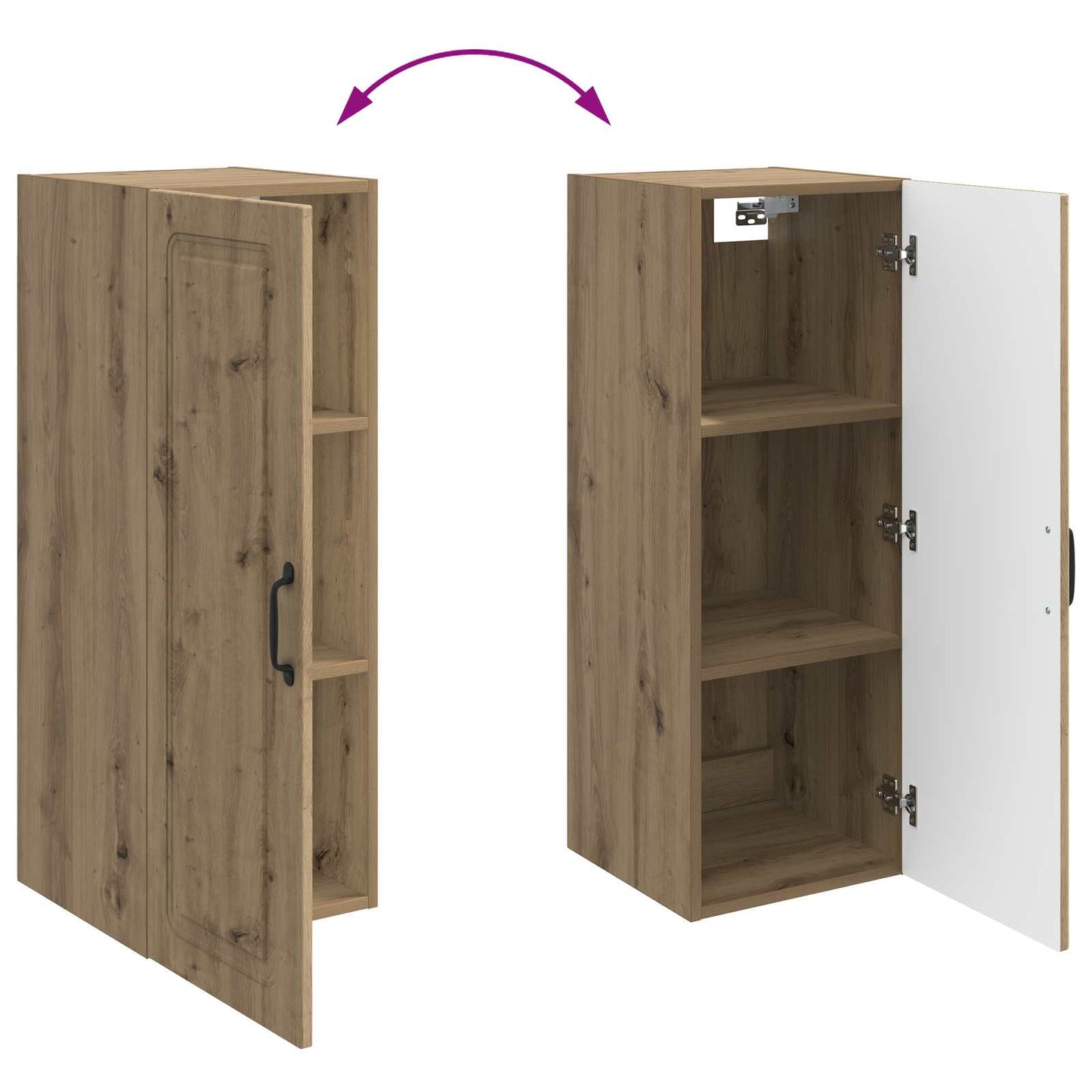 Wall-Mounted Cabinet Artisan Oak 33 x 34.5 x 90 cm