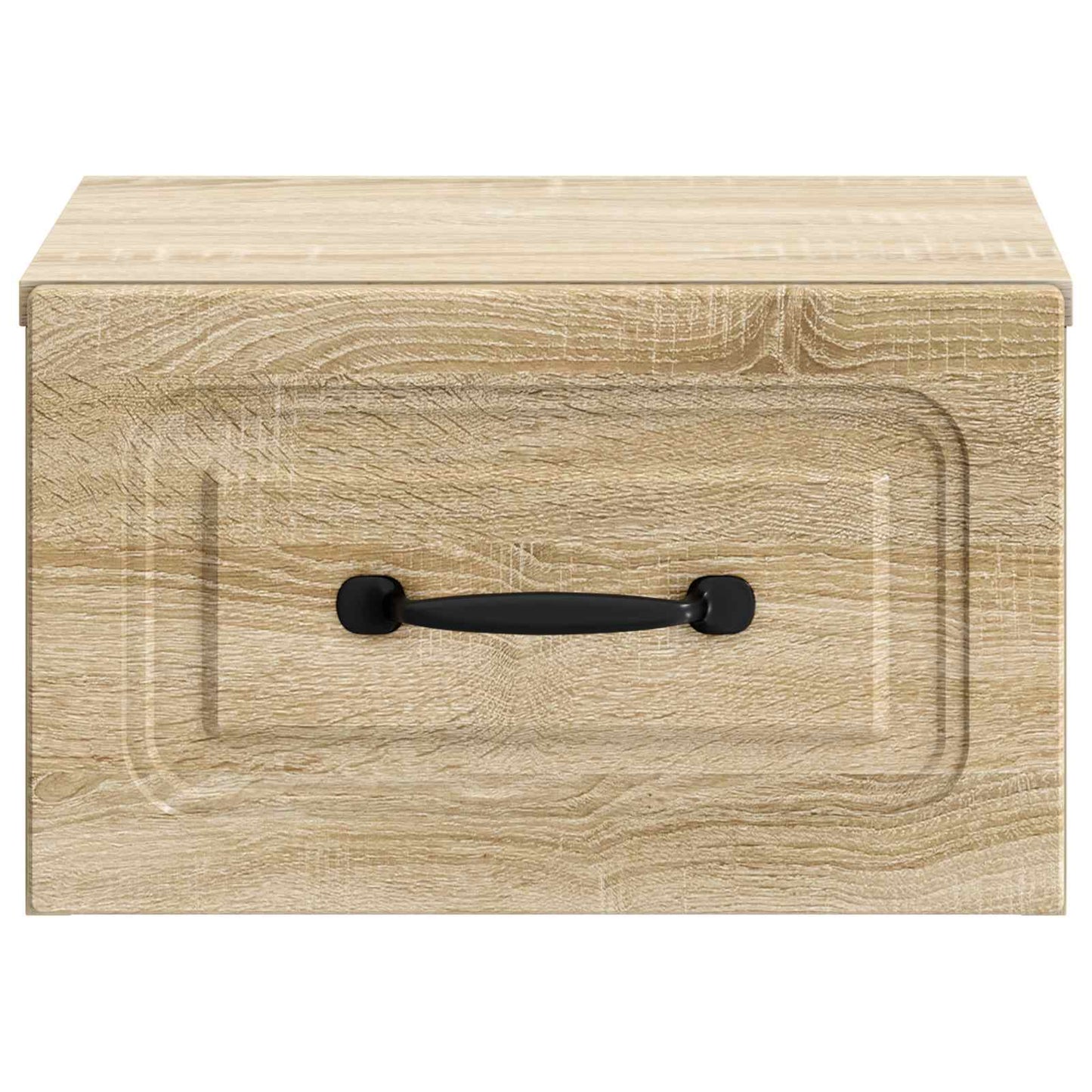 Wall-Mounted Bedside Cabinet Sonoma Oak 34.5 x 33 x 20 cm